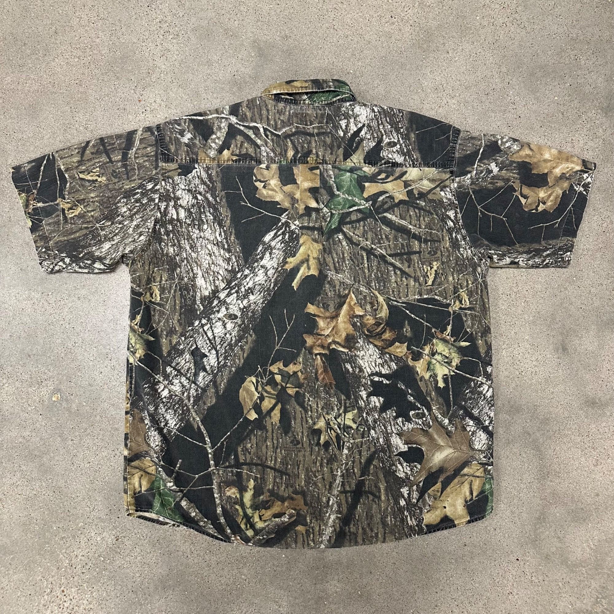 Jerzees × Vintage Vintage Jerzees Outdoors Mossy Oak Camo Button Up Shirt Size US XL / EU 56 / 4 - 2 Thumbnail