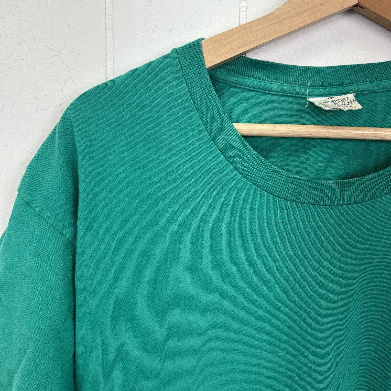Gap Gap Sport Vintage Teal Solid Short Sleeve Pocket Tee Medium Size US M / EU 48-50 / 2 - 2 Thumbnail