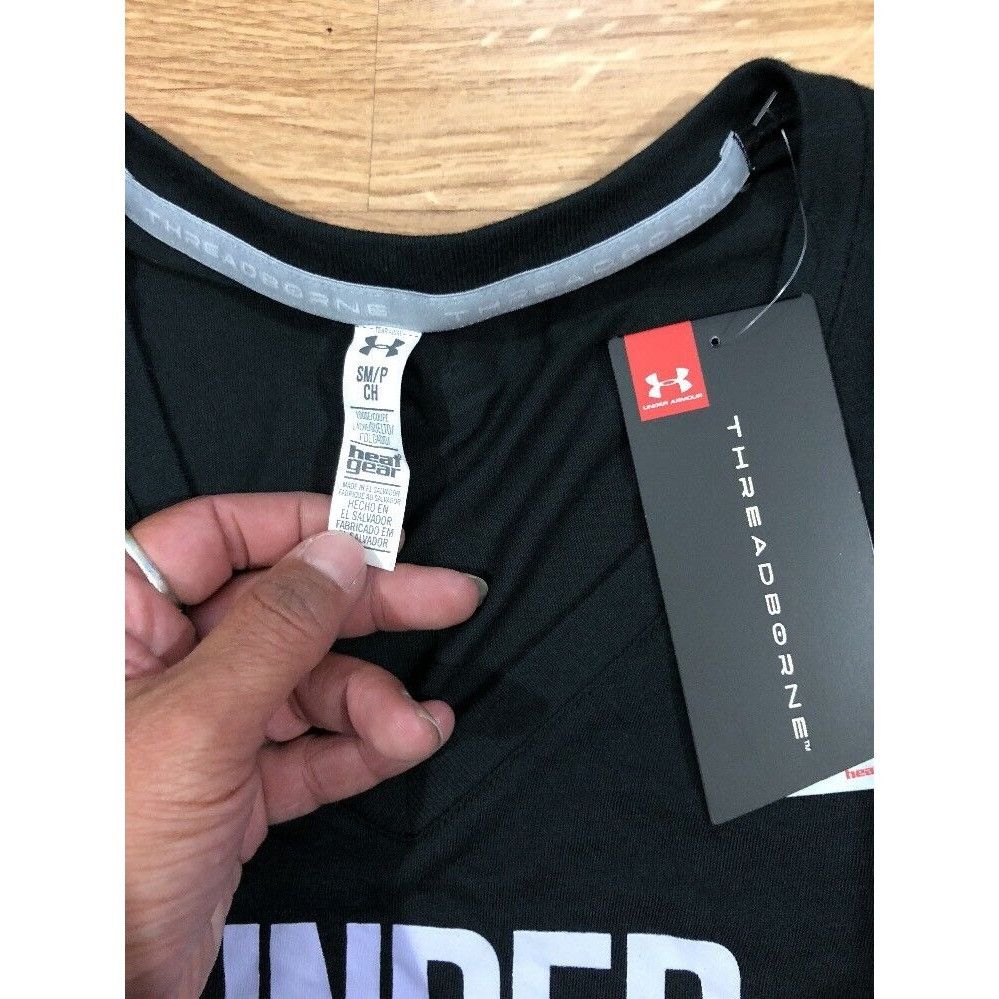 Under Armour UNDER ARMOUR Threadborne Shirt Womens Small Black And Light Size S / US 4 / IT 40 - 3 Thumbnail