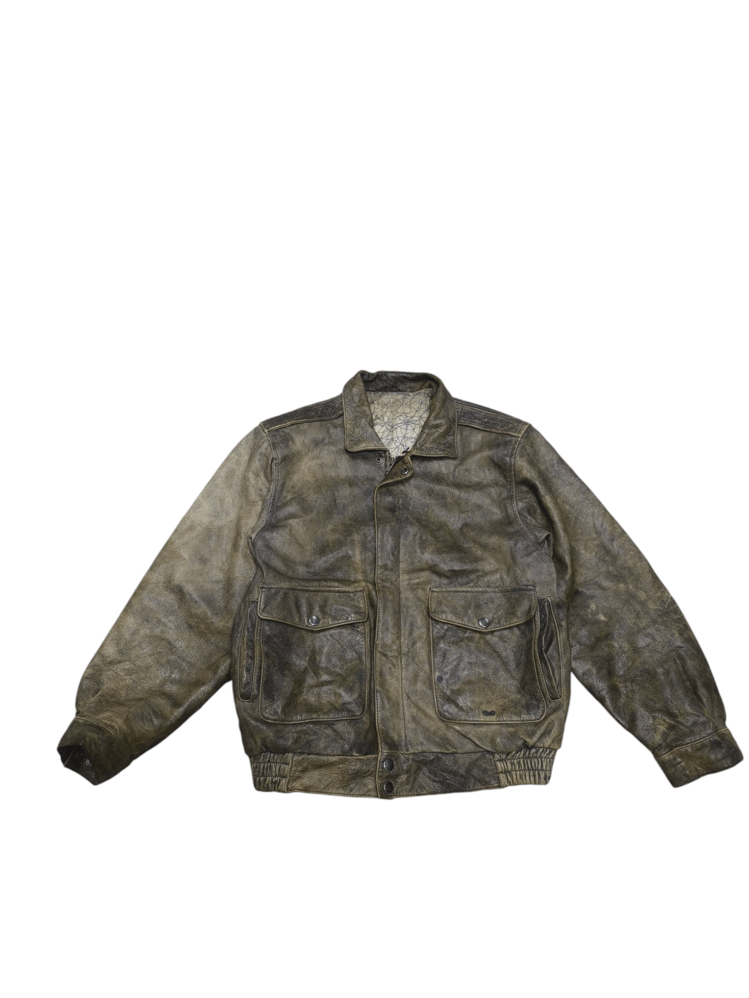 Vintage VINTAGE A2 FLIGHT JACKET LEATHER Size US L / EU 52-54 / 3 - 1 Thumbnail