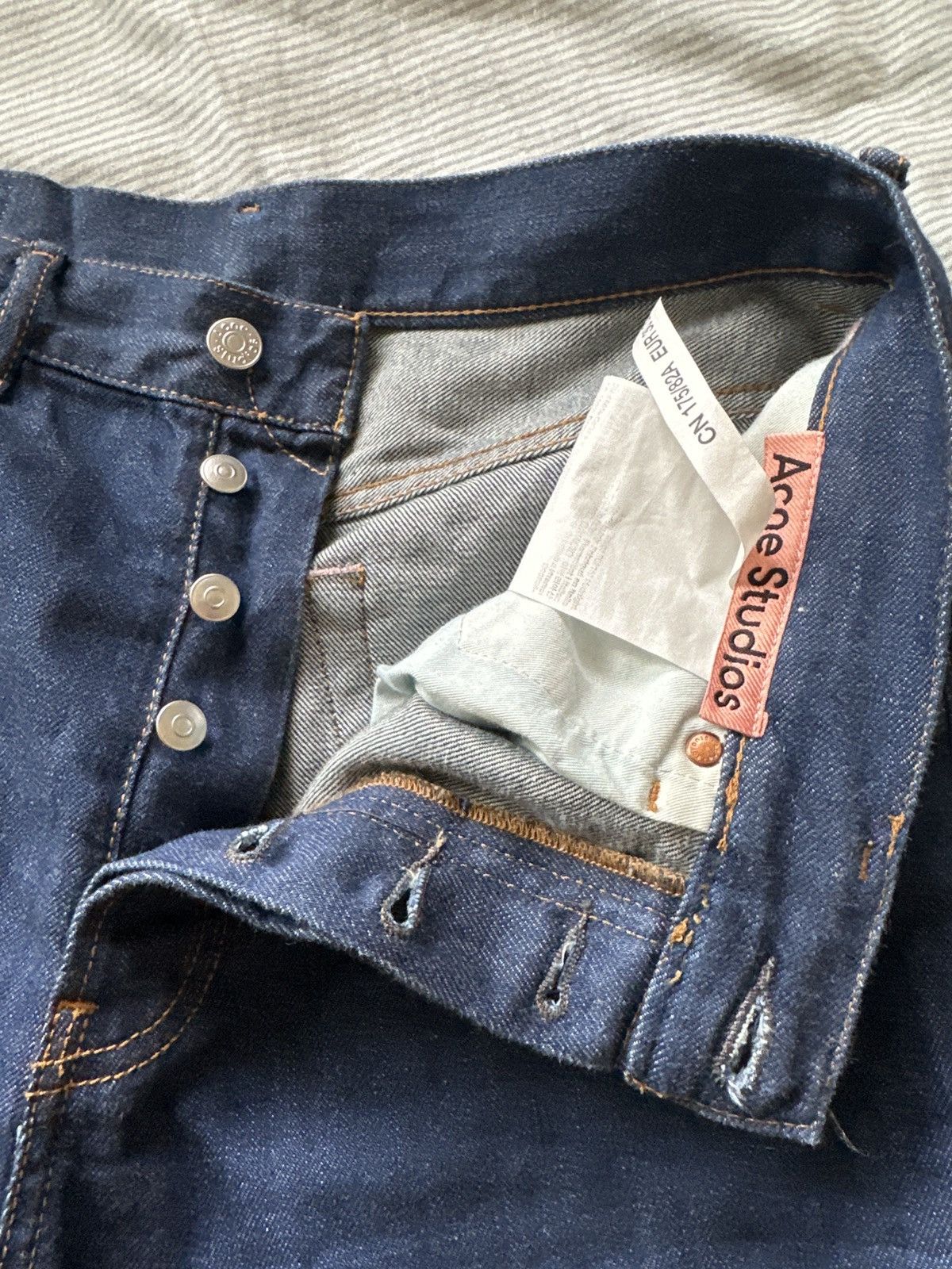 Acne Studios 2021M Acne Studios Baggy Denim Jeans Indigo Size US 30 / EU 46 - 4 Thumbnail