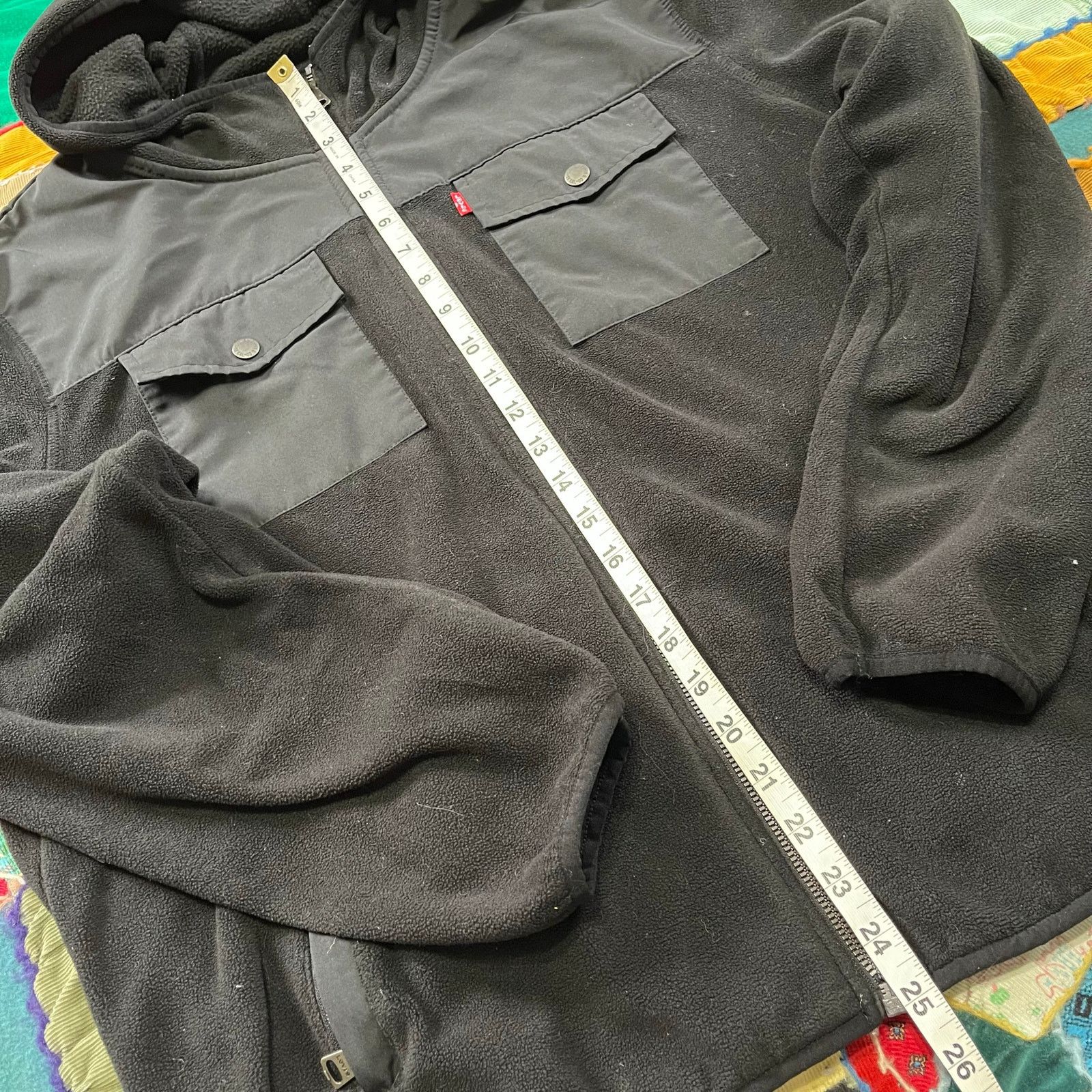 Levi's Levi’s Cotton Blended Black Full Zip Hoodie Large Size US L / EU 52-54 / 3 - 4 Thumbnail
