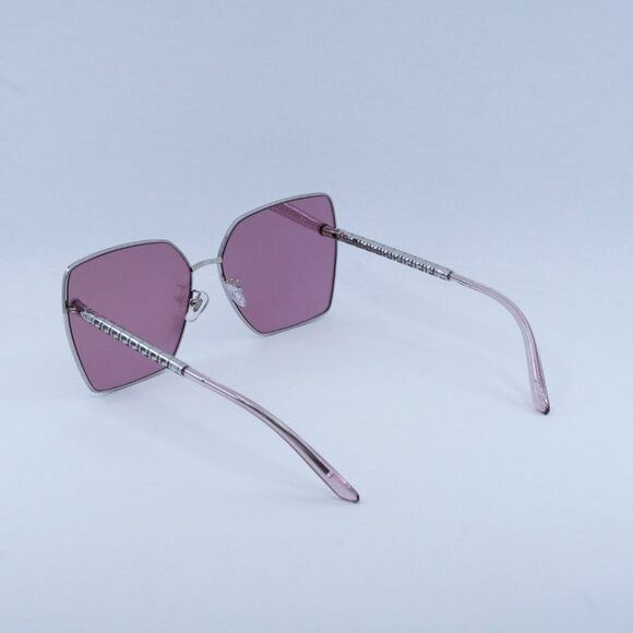 Versace Versace VE2270D 10007V Sunglasses Silver Square Frame, Pink Size ONE SIZE - 11 Thumbnail