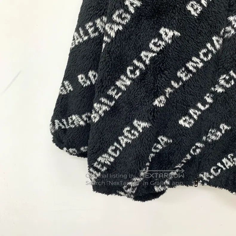 Balenciaga Balenciaga Black Logo Letter Printed All-Over Printed Stan Size XXS / US 00 / IT 34 - 4 Thumbnail