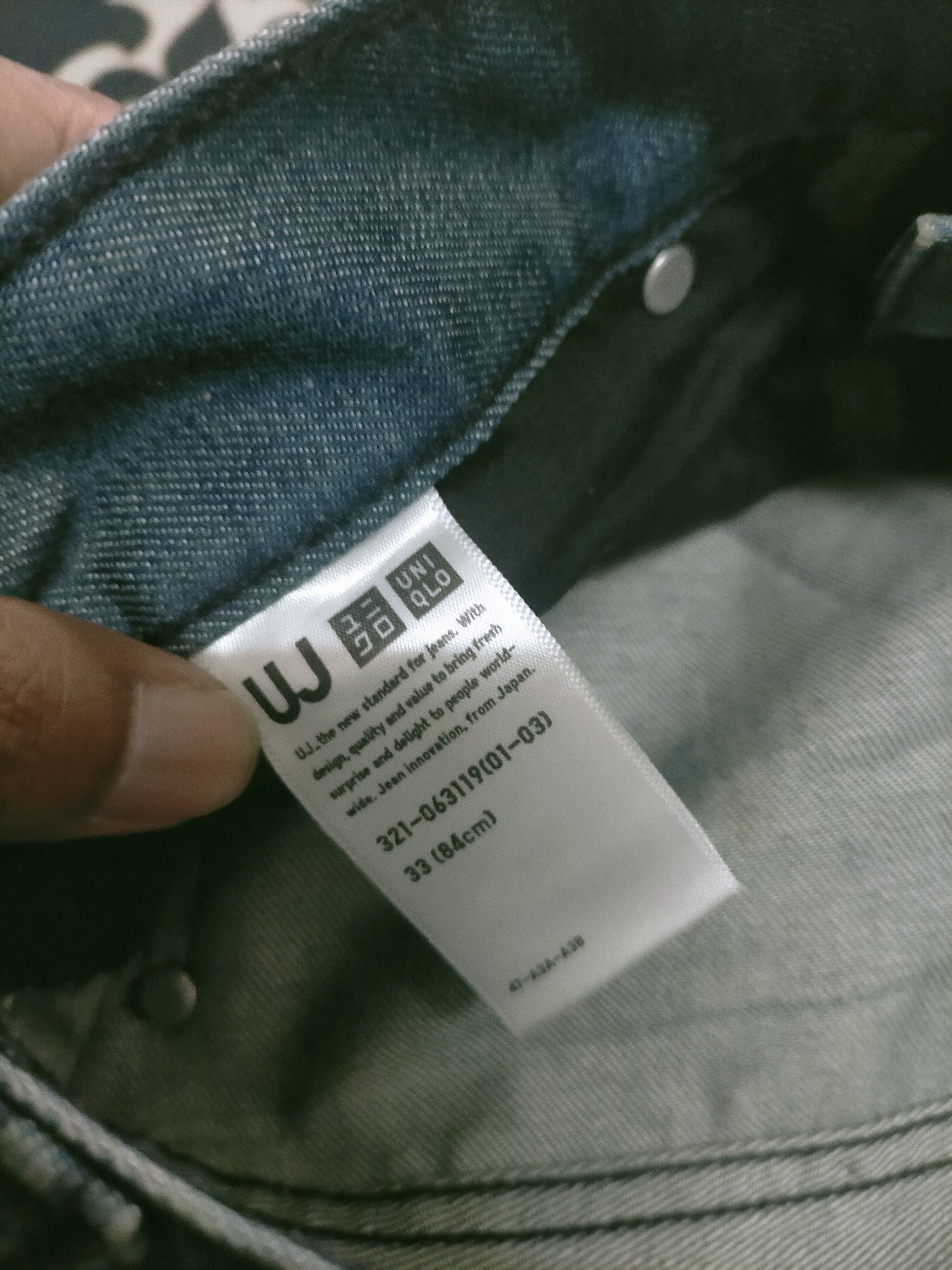 Japanese Brand × Uniqlo 🔥 Vintage Y2K Uniqlo Washed Distressed Slim Fit Jeans Size US 33 - 9 Thumbnail