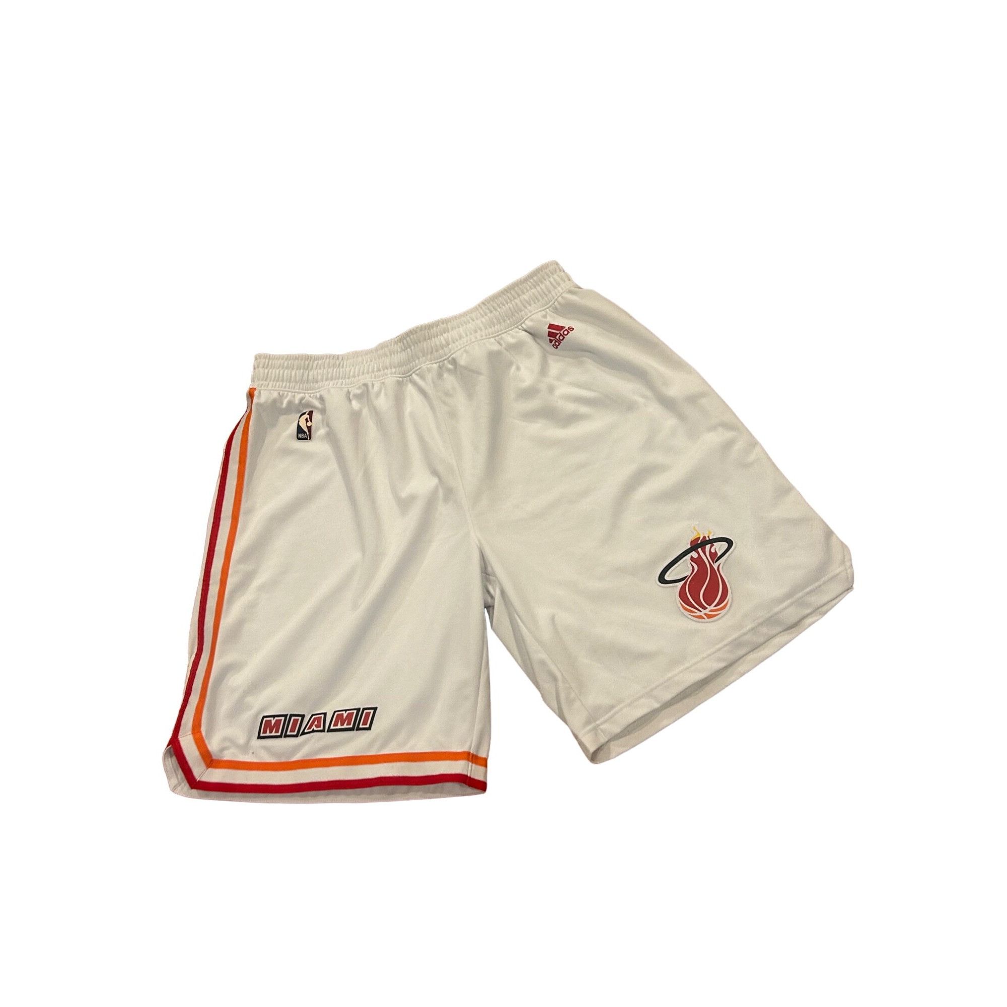 Adidas Adidas Miami Heat NBA Authentic Home Throwback White Basketb Size US 36 / EU 52 - 3 Thumbnail