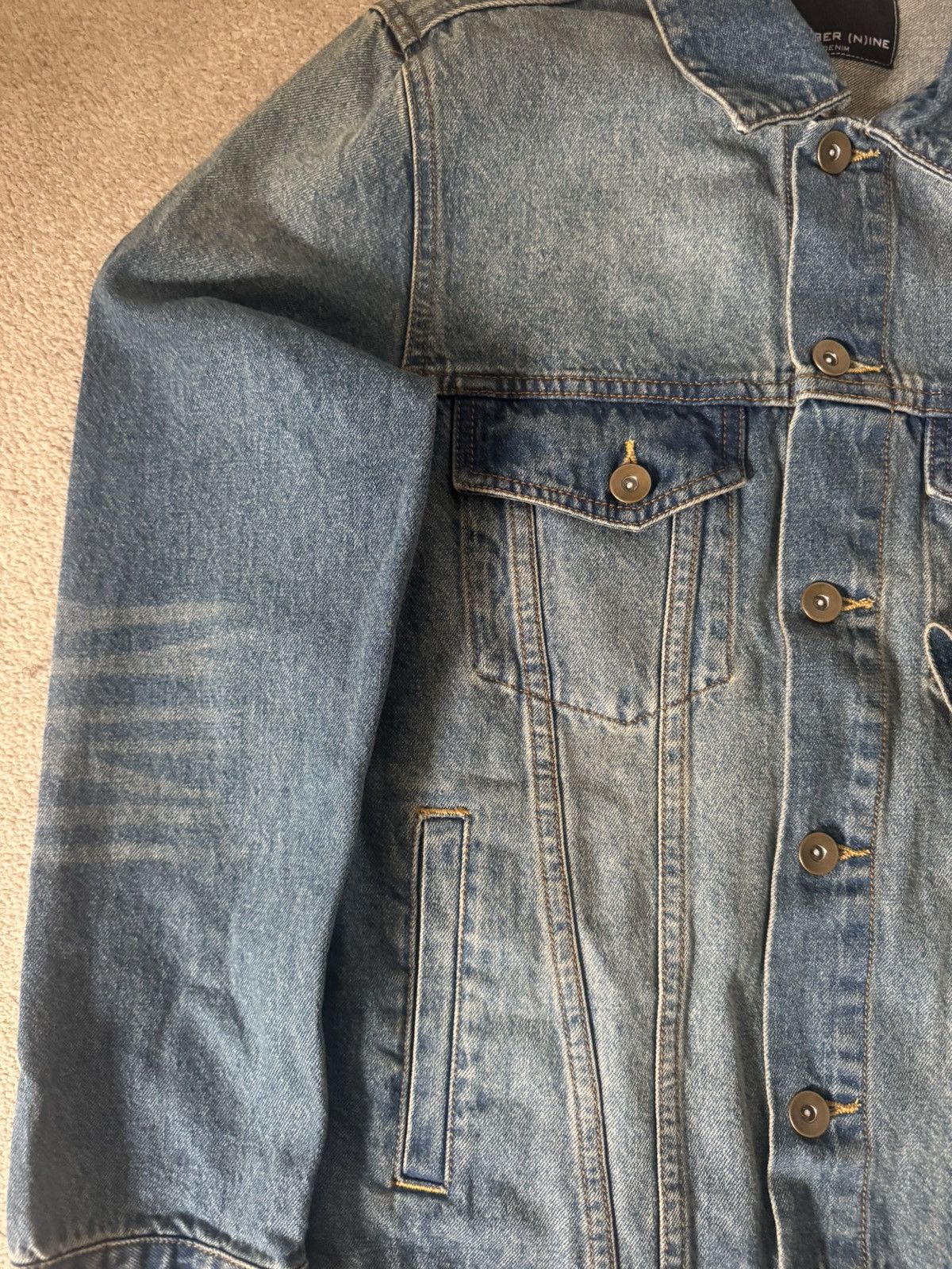 Number (N)ine Number (N)ine Denim Jacket Size US S / EU 44-46 / 1 - 2 Thumbnail
