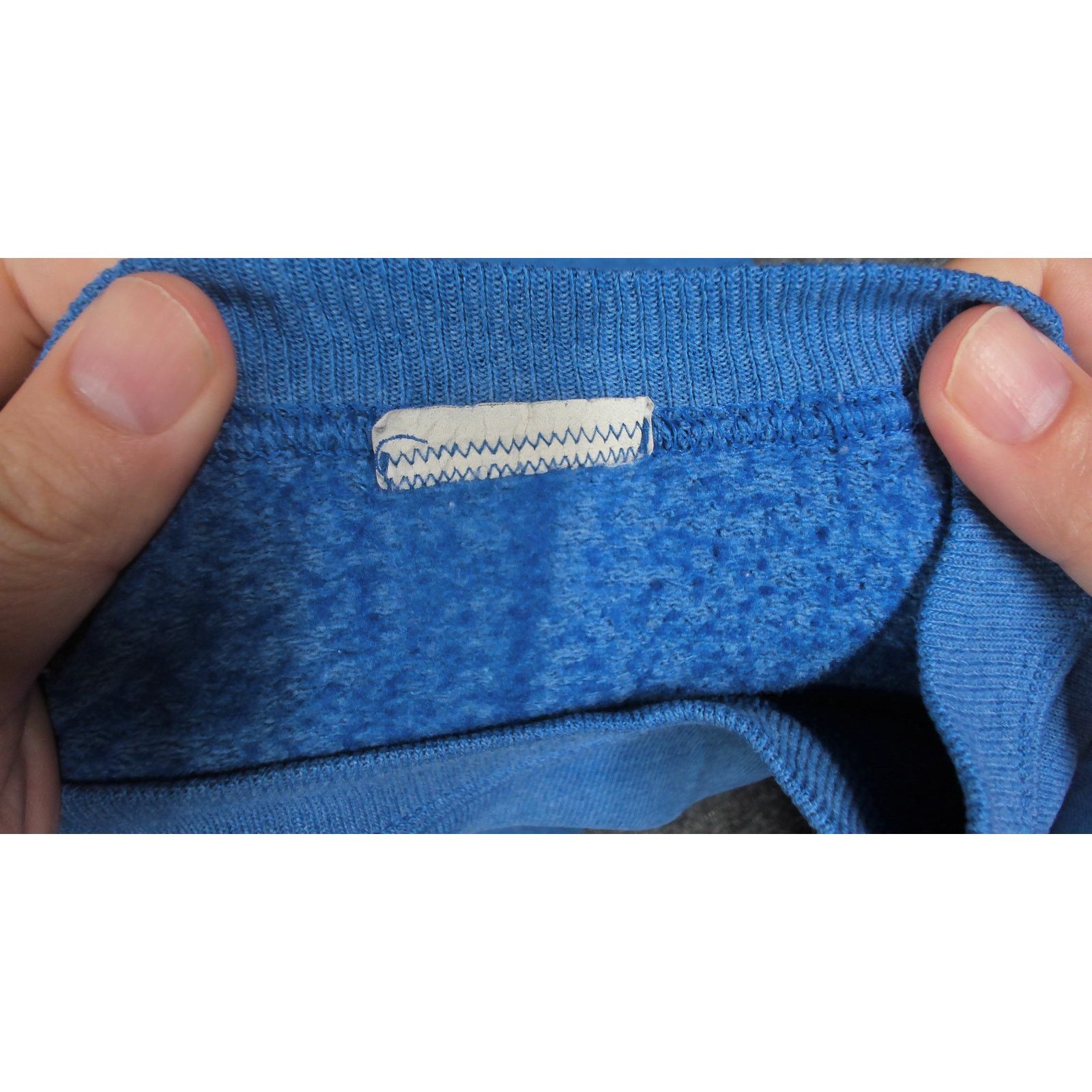 Vintage Vintage 80s Faded Blue NY Upside Down Error Sweatshirt Size US L / EU 52-54 / 3 - 7 Thumbnail