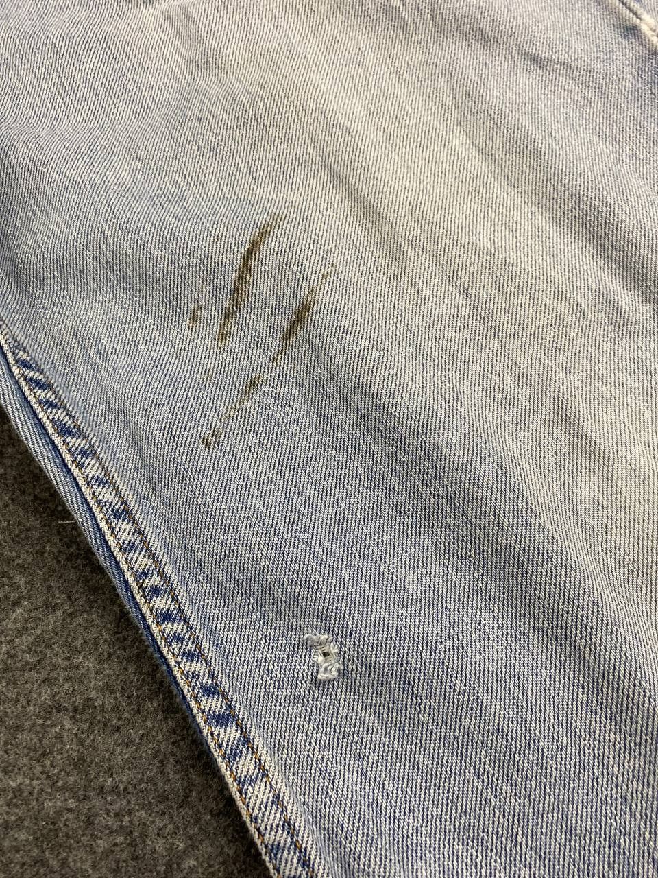 Levi's vintage levis 505 regular fit distressed denim nice design Size US 39 - 12 Thumbnail