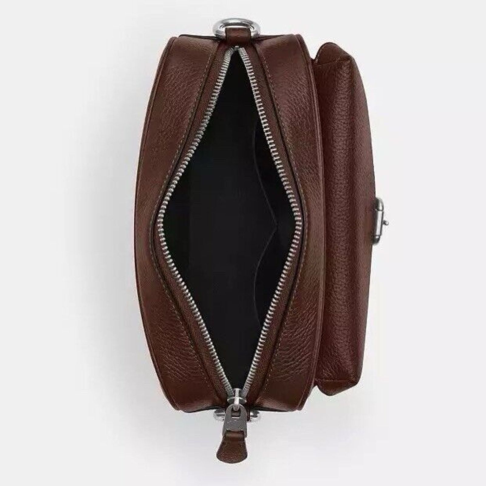 Coach NWT COACH MEN'S Warner Crossbody Bag CW218 Silver /Maple Size ONE SIZE - 5 Thumbnail