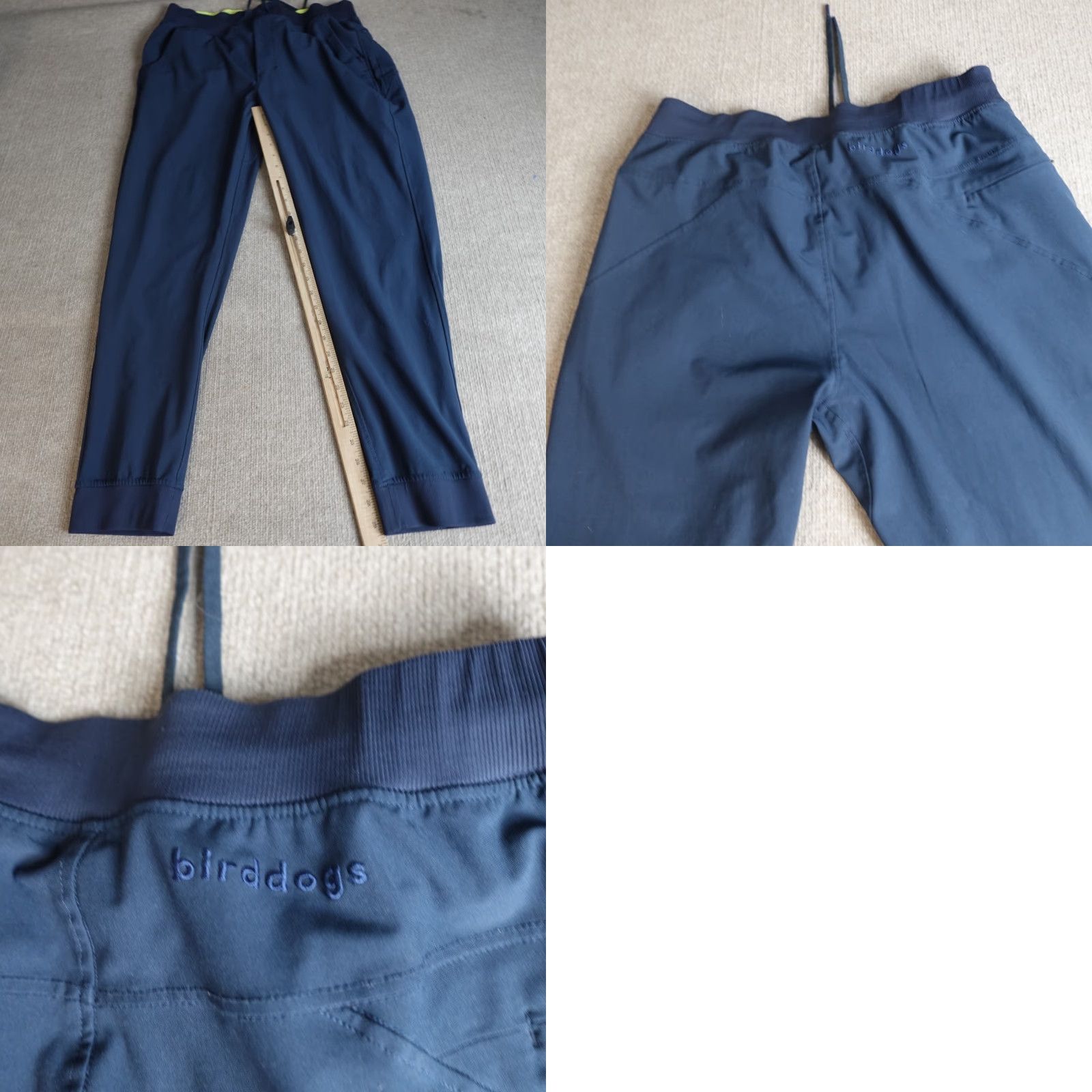 Vintage Birddogs Mens Pants XL Blue Joggers Drawstring Slim Fit Tapered Pockets Casual Lounge Size US 36 / EU 52 - 8 Thumbnail