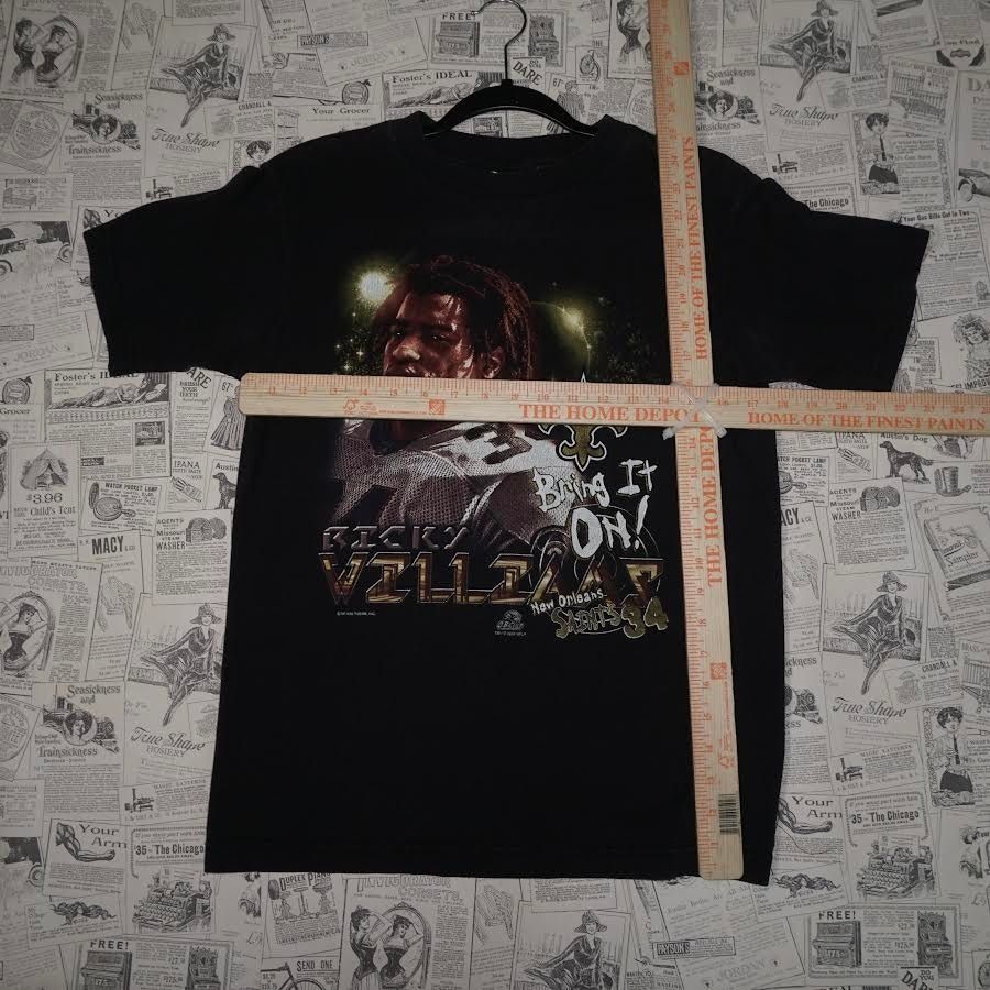 NFL L - Vintage / Y2K 00's New Orleans Saints Ricky Williams Tee Size US L / EU 52-54 / 3 - 4 Thumbnail