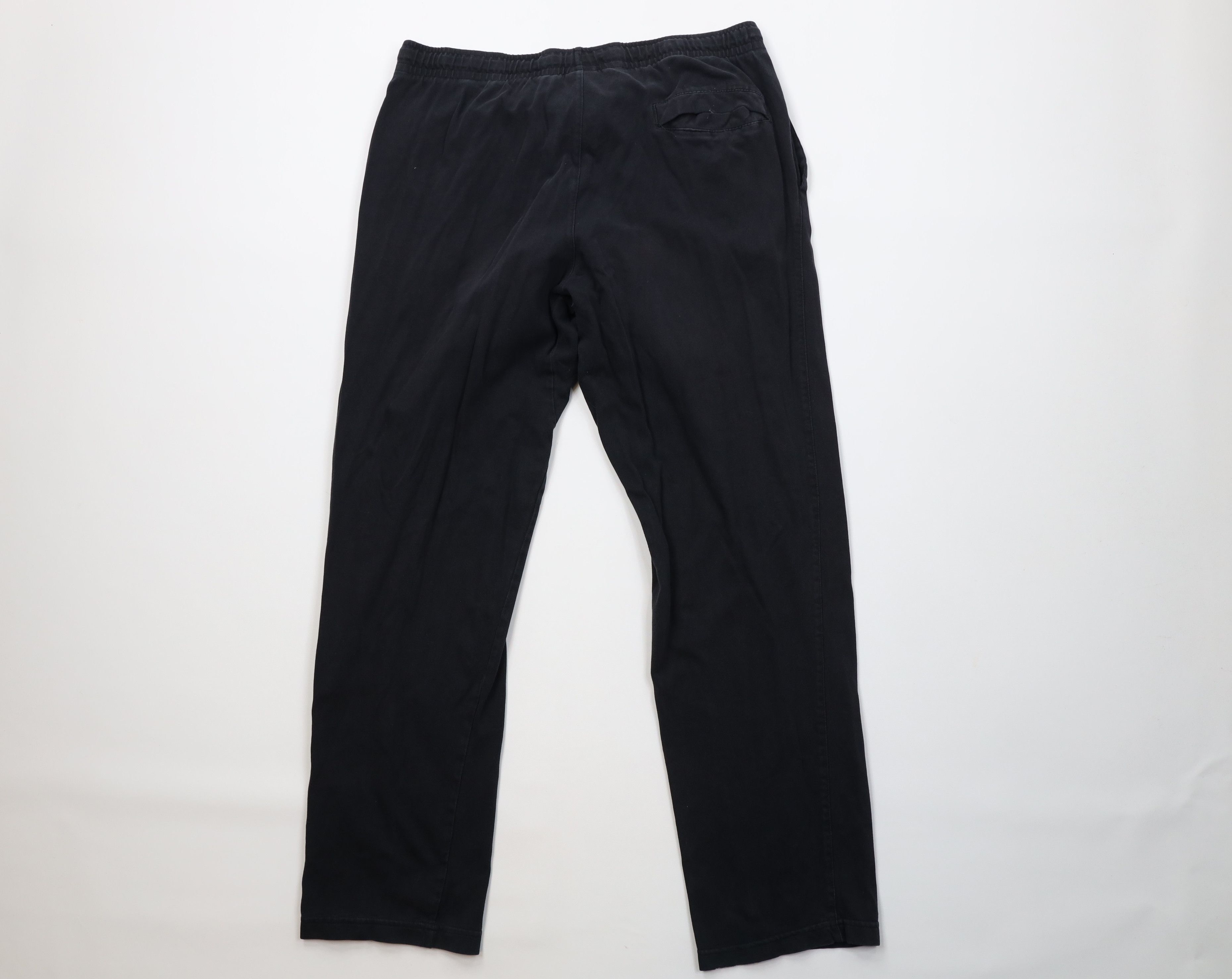 Nike Vintage Y2K Nike Scott Mini Swoosh Sweatpants Black Cotton Size US 38 / EU 54 - 10 Thumbnail