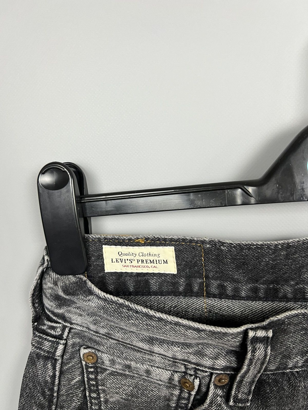 Levi's Levis premium 501 Big E 93' Cropped Denim Jeans Shorts Size US 30 / EU 46 - 6 Thumbnail