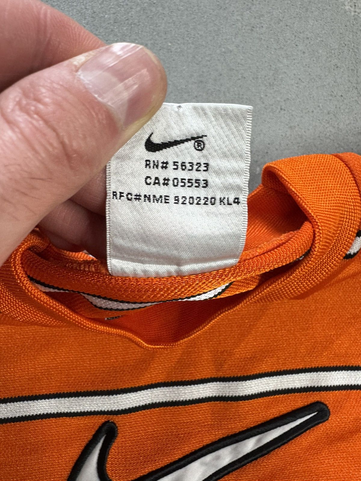 Nike × Vintage Vintage Nike big logo t shirt 90s Size US S / EU 44-46 / 1 - 4 Thumbnail