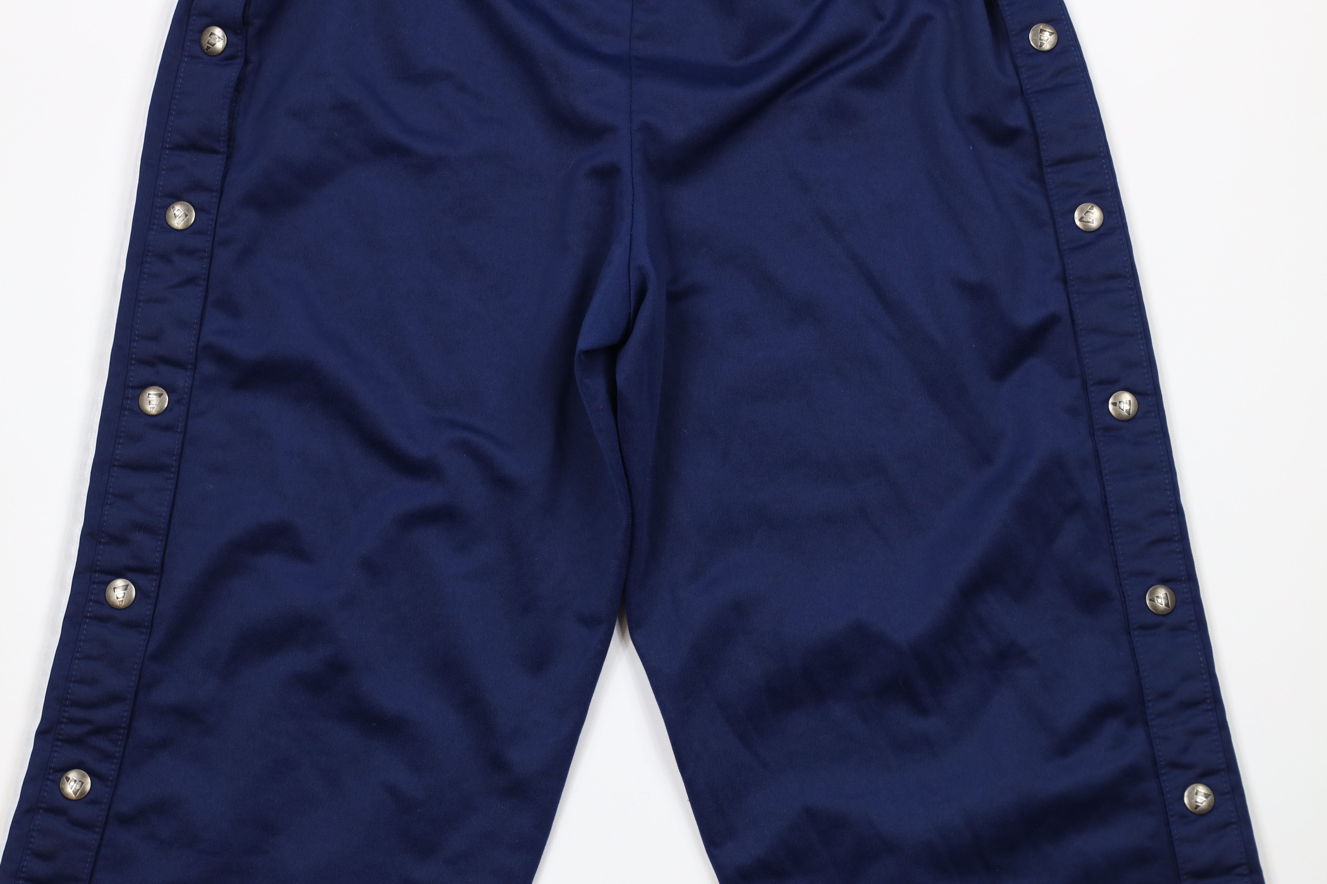 Adidas Vintage 90s Adidas Striped Tearaway Sweatpants Pants Blue Size US 34 / EU 50 - 10 Thumbnail