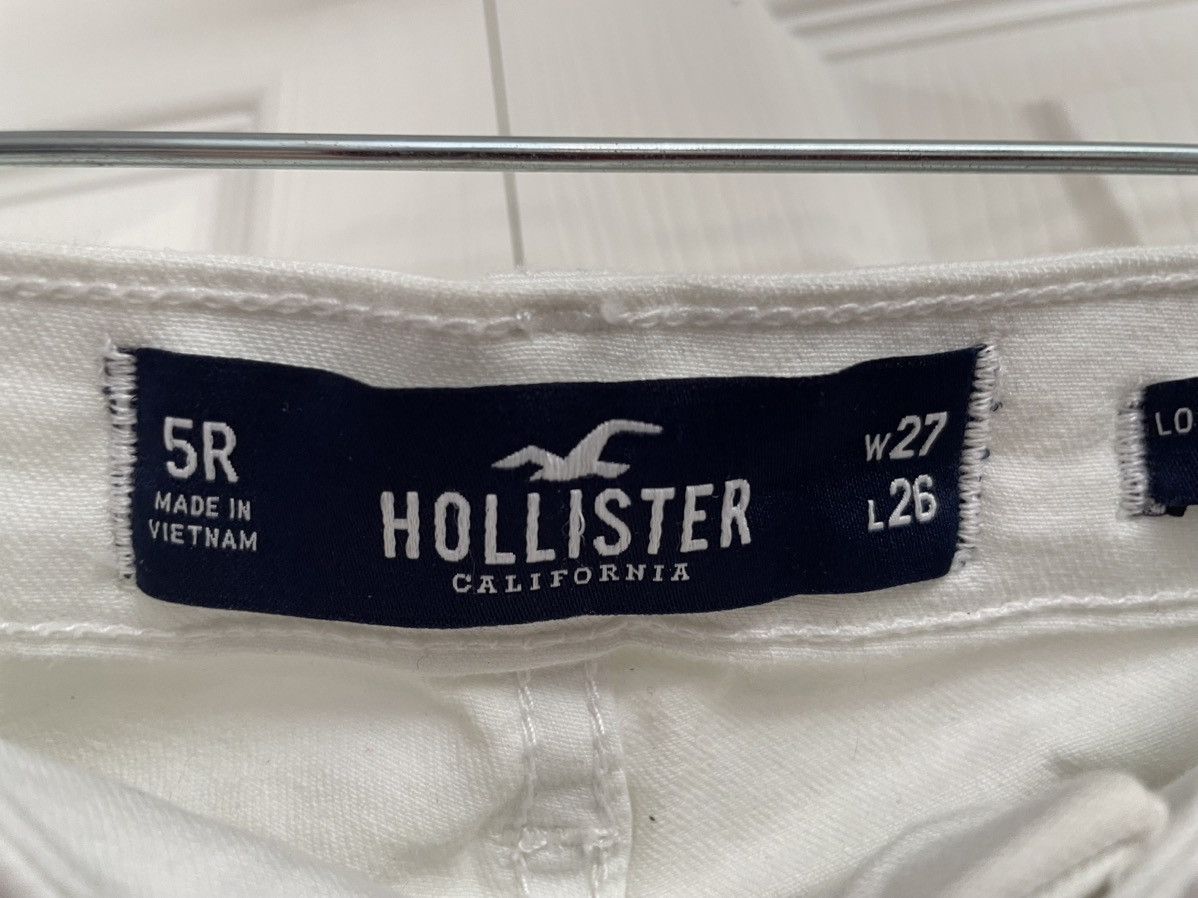 Hollister HollisterSize 5R White Distressed Low Rise Crop Jean Legging Size 28" / US 6 / IT 42 - 5 Thumbnail