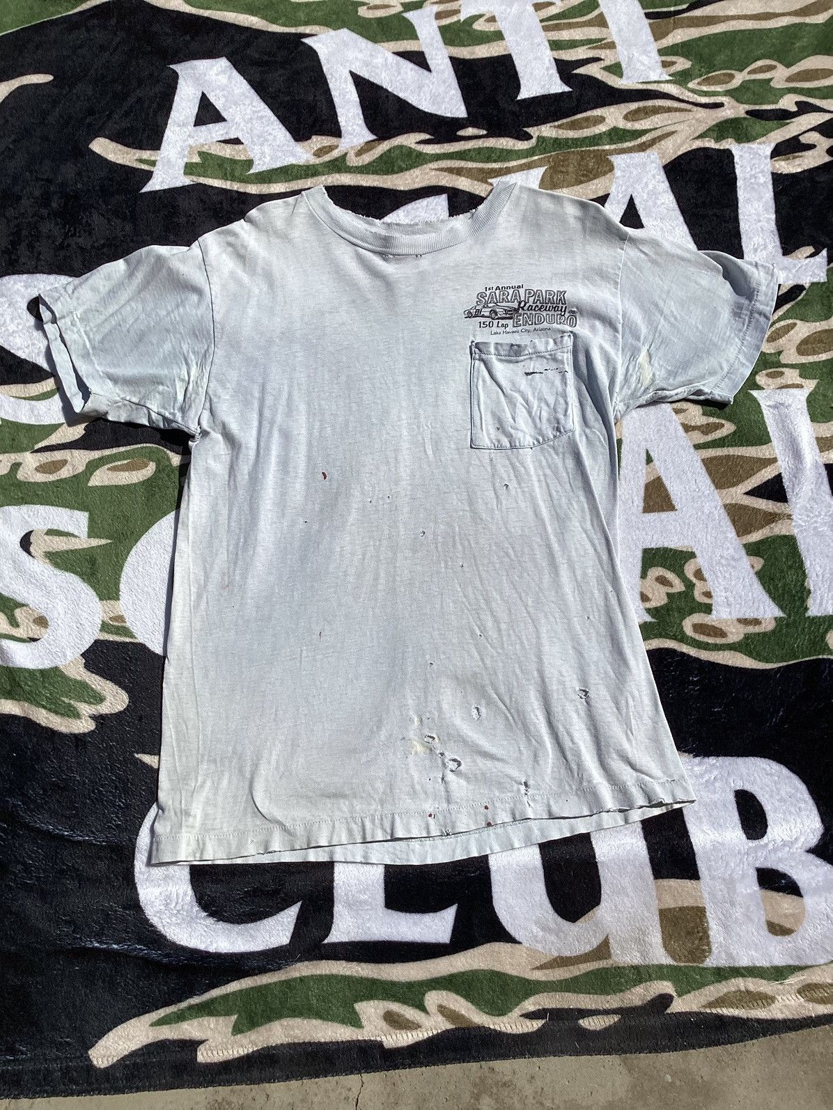 Other Vintage 1988 first annual Sarah Park Speedway 150 racing tee Size US L / EU 52-54 / 3 - 3 Thumbnail