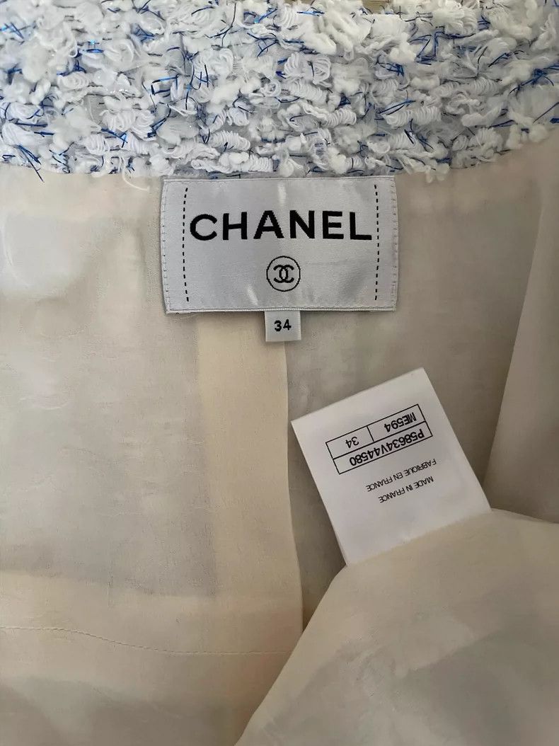Chanel Chanel Waterfall series blue tassel jacket Size XXS / US 00 / IT 34 - 3 Thumbnail
