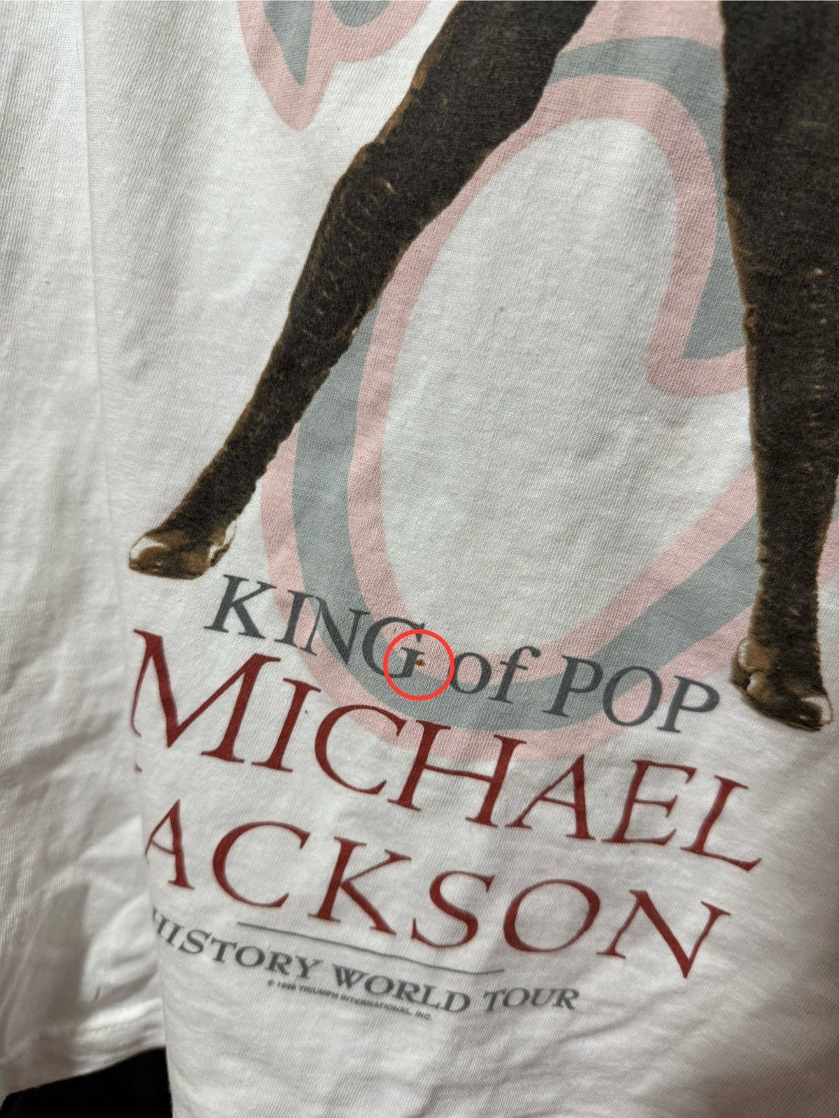 Vintage Vintage 1996 Michael Jackson King Of Pop History Tour Tee Size US XL / EU 56 / 4 - 10 Thumbnail