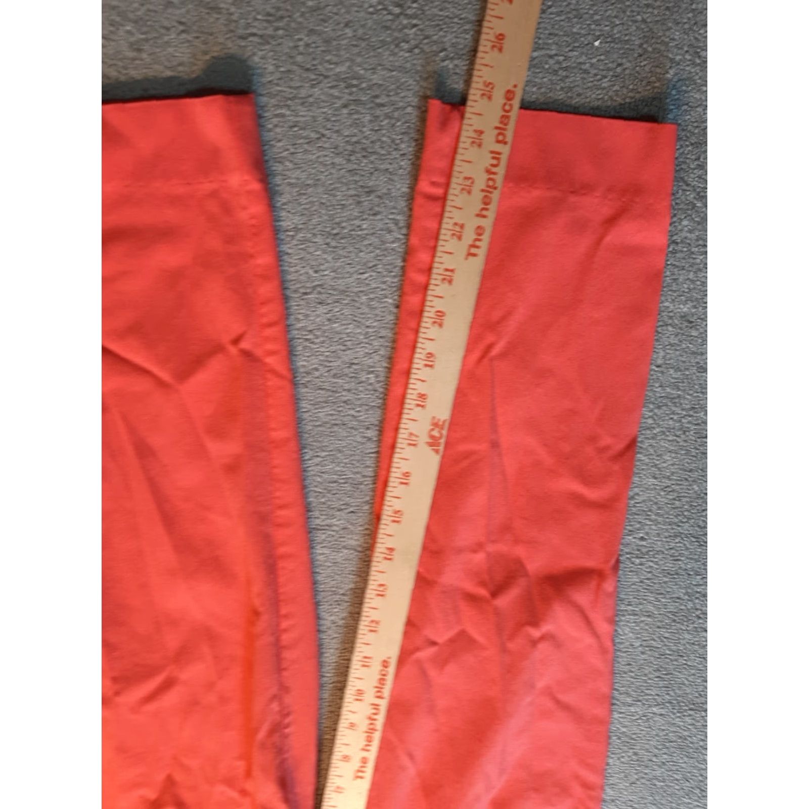 Pinko Counterparts Womens Pants Size 6 P Petite Coral Pink Stretch Chino Solid Pink Women 6P Petite Size 28" / US 6 / IT 42 - 2 Thumbnail