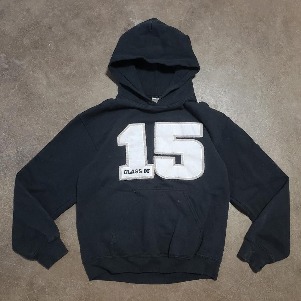 Gildan Black Class Of 2015 Hoodie Long Sleeve Size S / US 4 / IT 40 - 1 Thumbnail