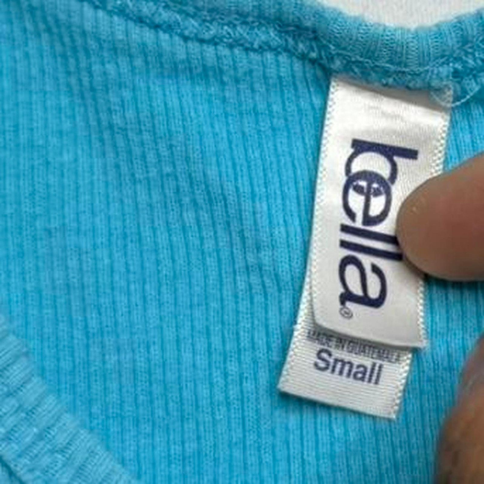 Other Blue Tropical Summer Early 2000s Y2K fitted cotton tank Size S / US 4 / IT 40 - 7 Thumbnail