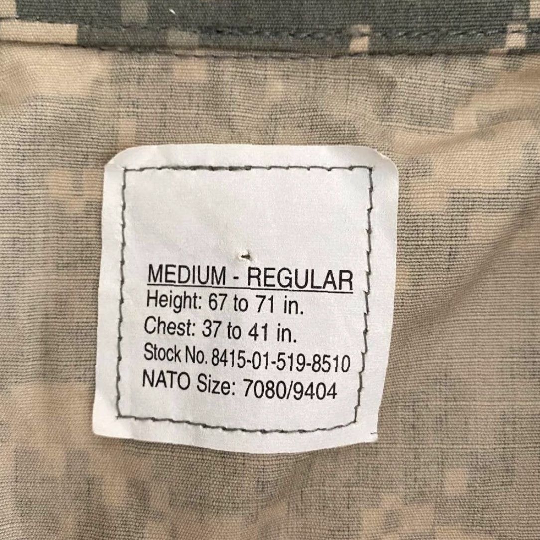 Vintage VINTAGE DJ Manufacturing Mens Camouflage Tactical Jacket Coat Green Beige Full Zip M Camo Mens Size US M / EU 48-50 / 2 - 3 Thumbnail
