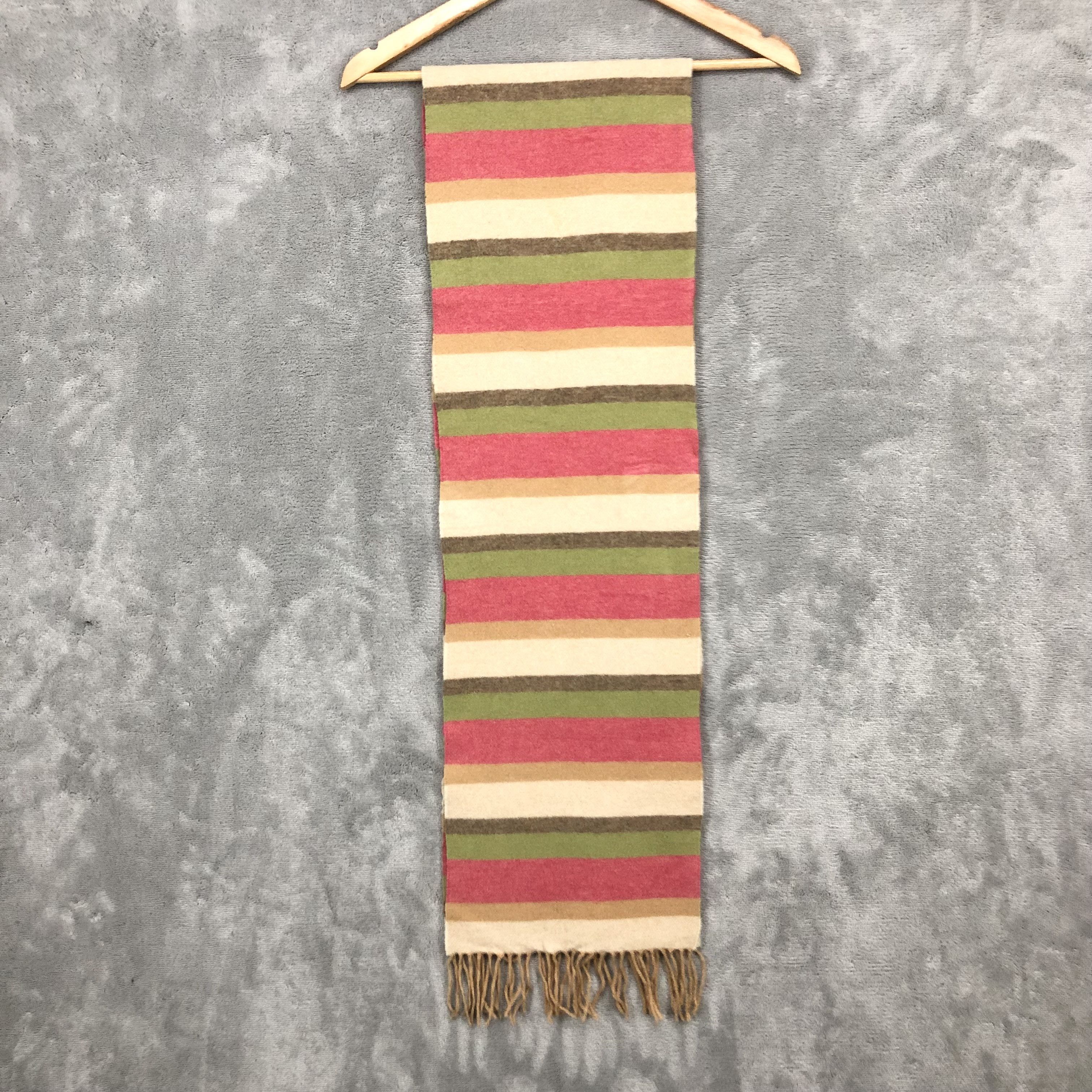 Designer Glen Prince Multicolor Lambswool Scarf Muffler Neck Scarf Size ONE SIZE - 2 Thumbnail