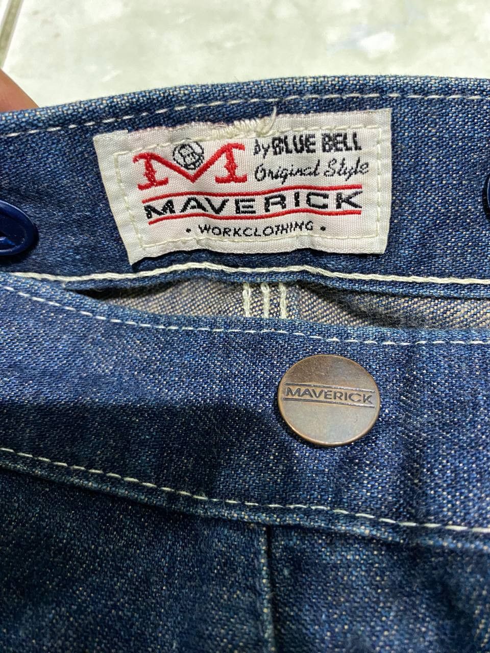 Japanese Brand Vintage MAVERICK by BLUE BELL CARPENTER WORKWEAR Size US 32 / EU 48 - 6 Thumbnail