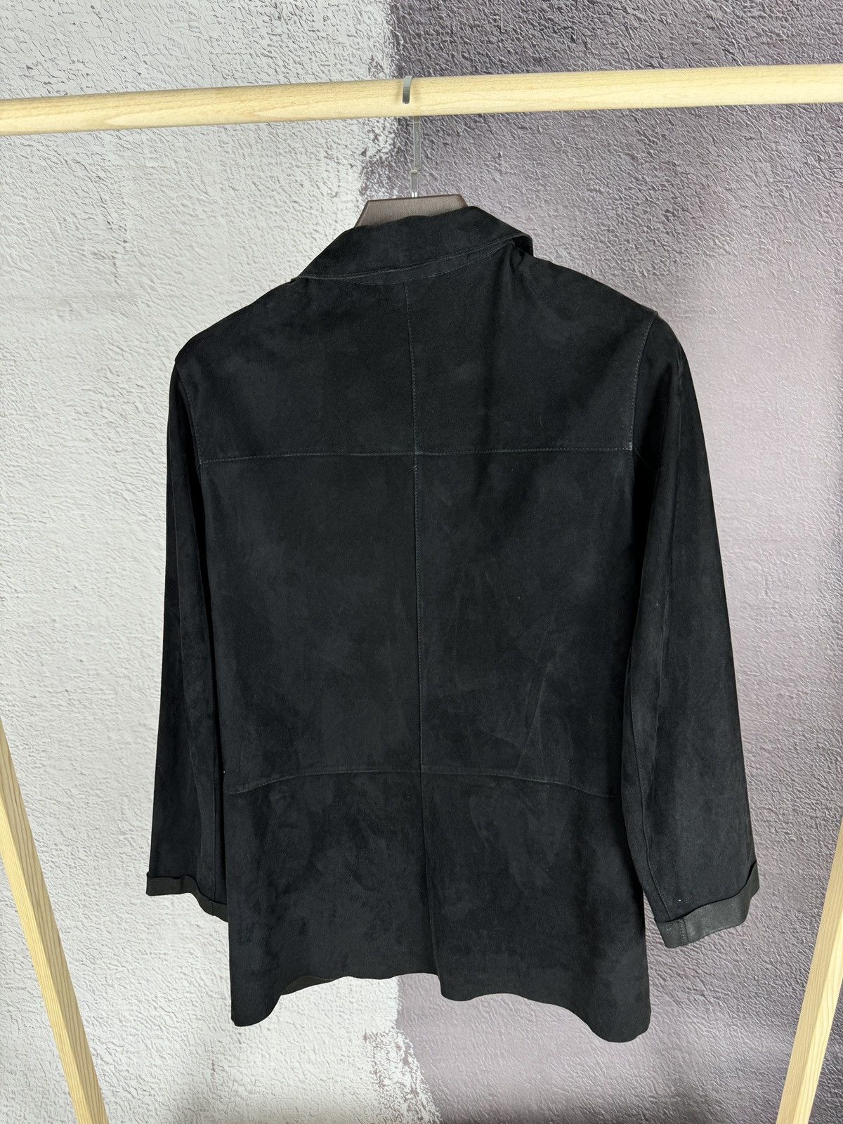 Gimo's Gimo’s black premium suede leather 2 pocket jacket Size M / US 6-8 / IT 42-44 - 12 Thumbnail