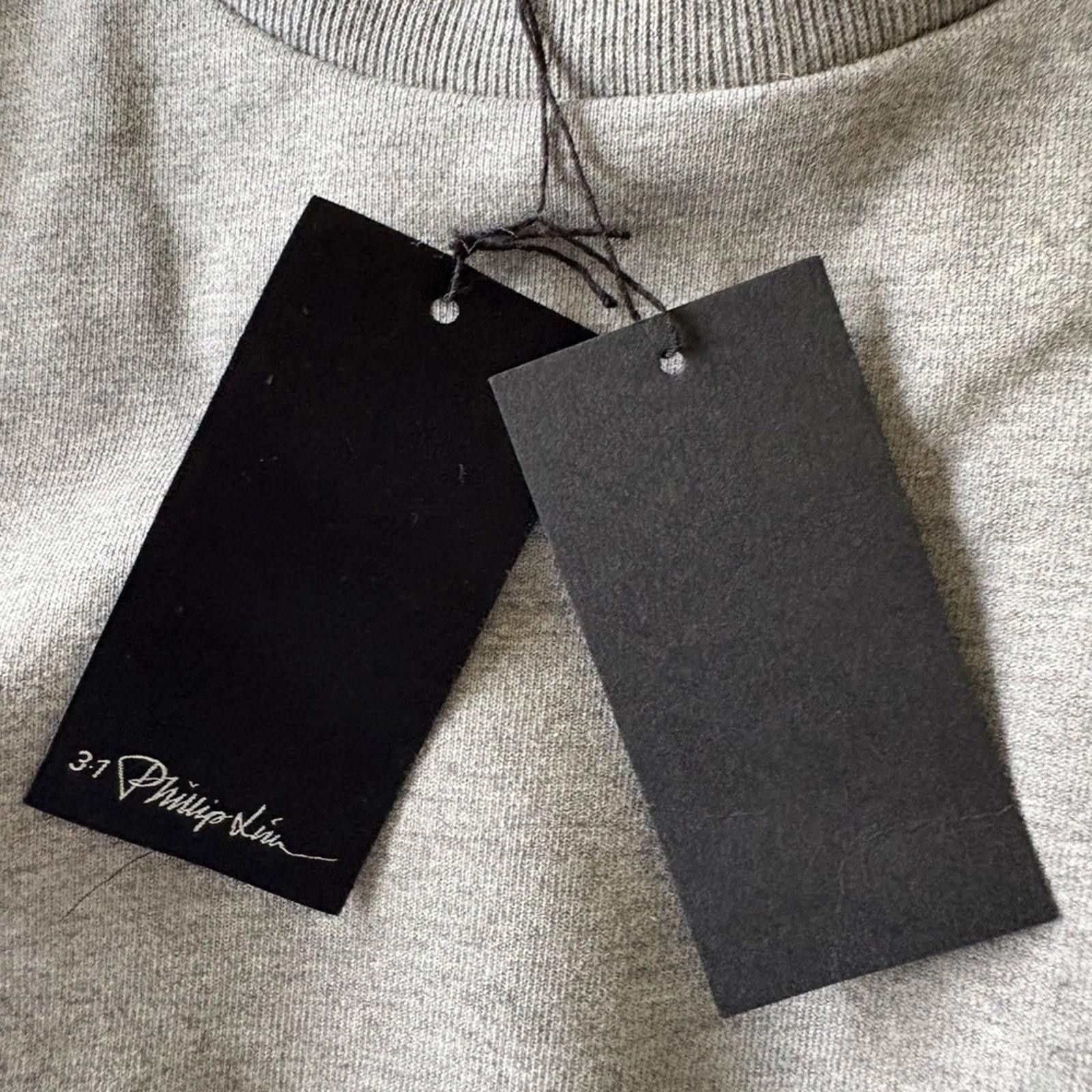 3.1 Phillip Lim 3.1 Phillip Lim Grey Melange Sweatshirt Nylon Combo Sleeves Size US S / EU 44-46 / 1 - 7 Thumbnail