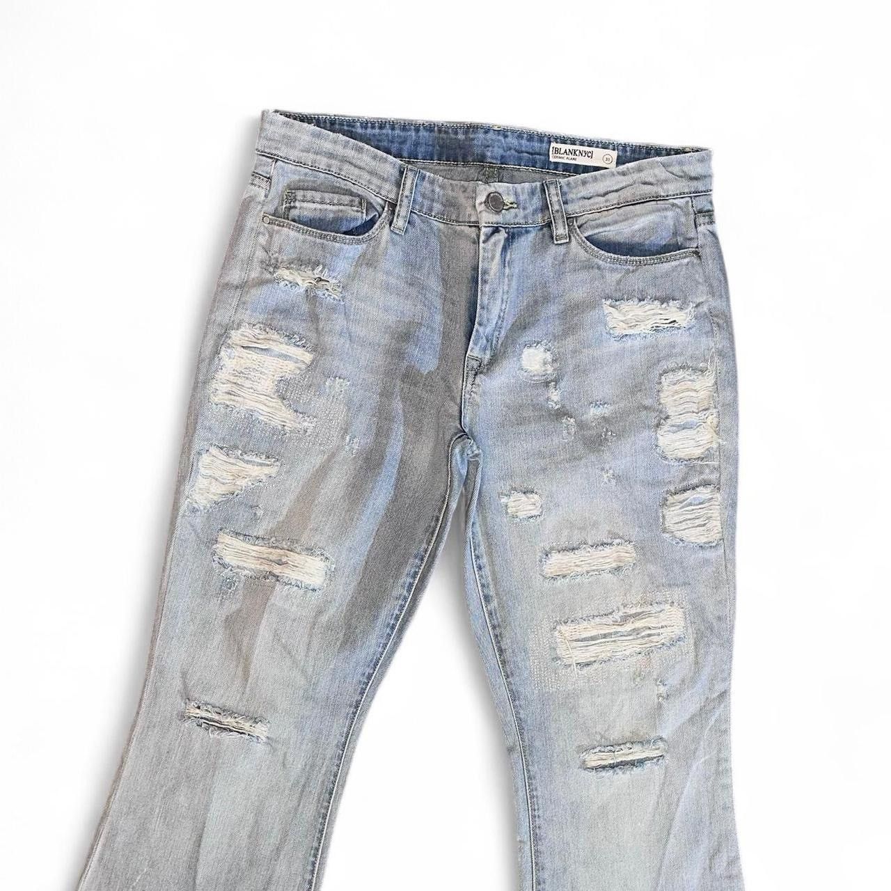 BLANKNYC BLANKNYC cosmic flare sz 31 Lightwash distressed bootcut Size 31" - 4 Thumbnail