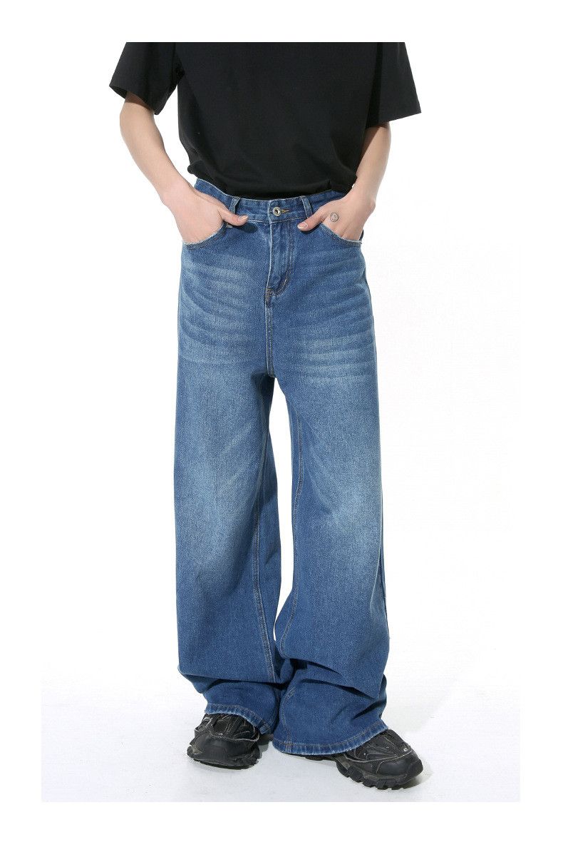 Japanese Brand American simple straight loose casual jeans y2k Size US 34 / EU 50 - 1 Thumbnail