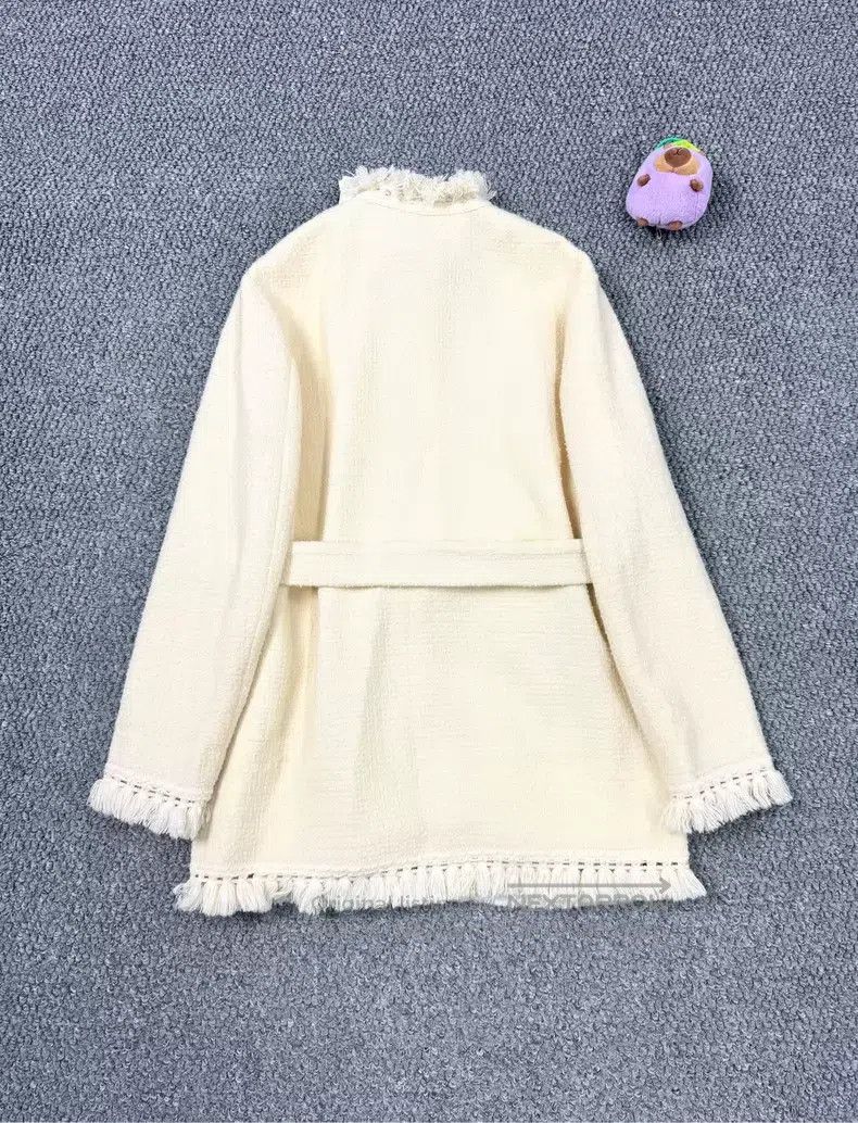 Gucci Gucci Beige tweed tassel small fragrance coat Size XS / US 0-2 / IT 36-38 - 2 Thumbnail