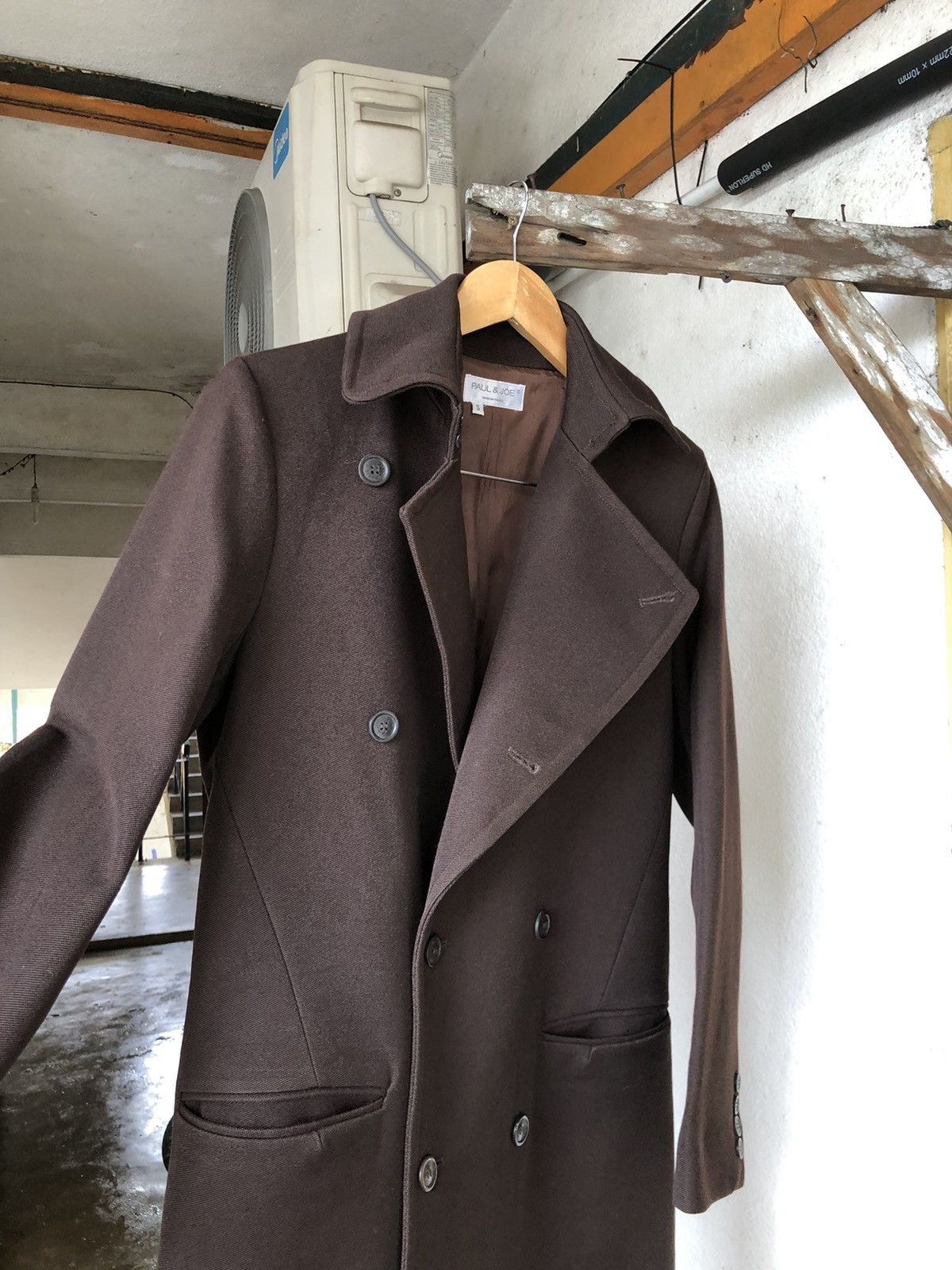Vintage Luxury❗️France Taylor Paul & Joe Heavy Long Coat Size US S / EU 44-46 / 1 - 9 Thumbnail