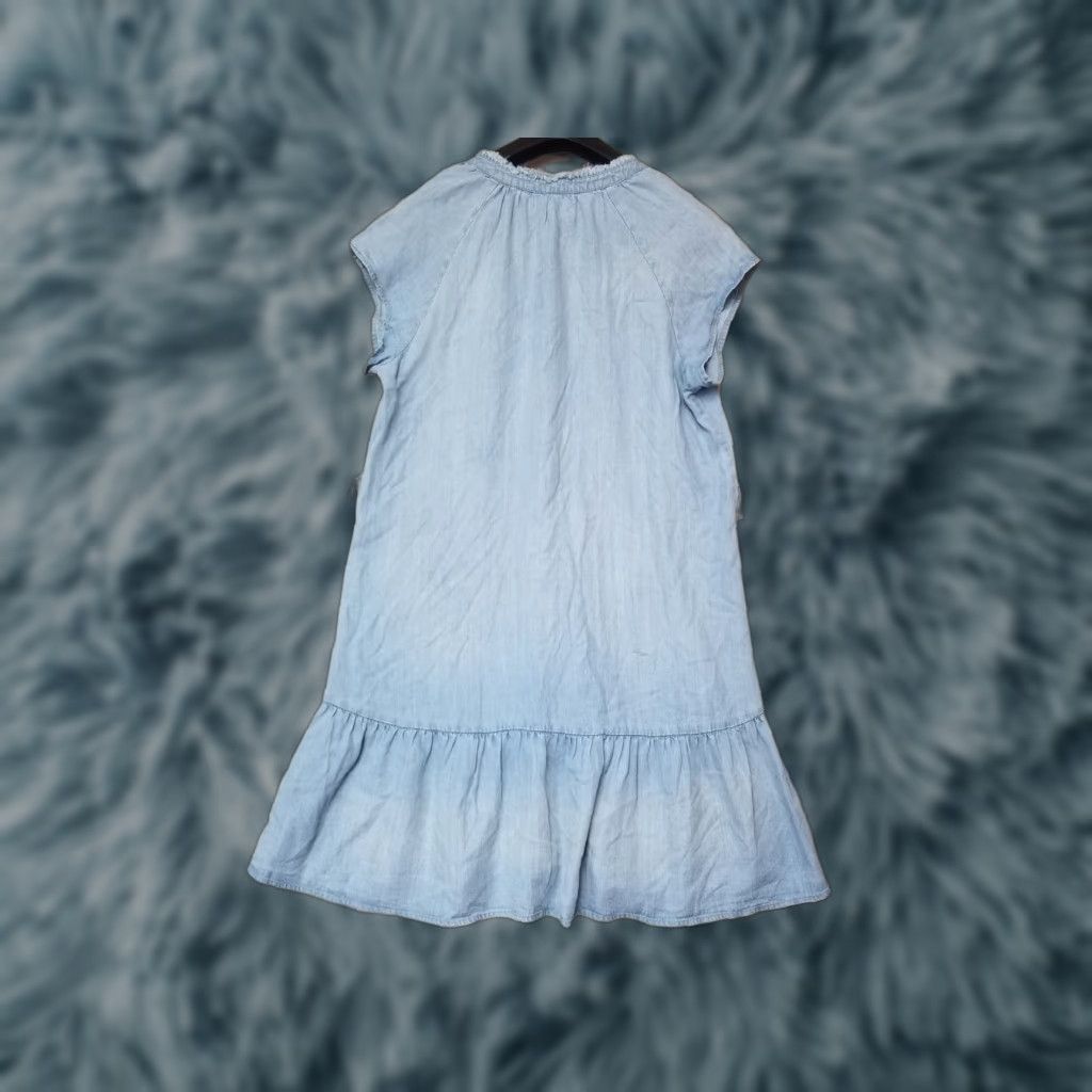 Anthropologie Cloth & Stone By Anthropologie Dress Womens Size Medium Blue Tencel Casual Size M / US 6-8 / IT 42-44 - 1 Thumbnail