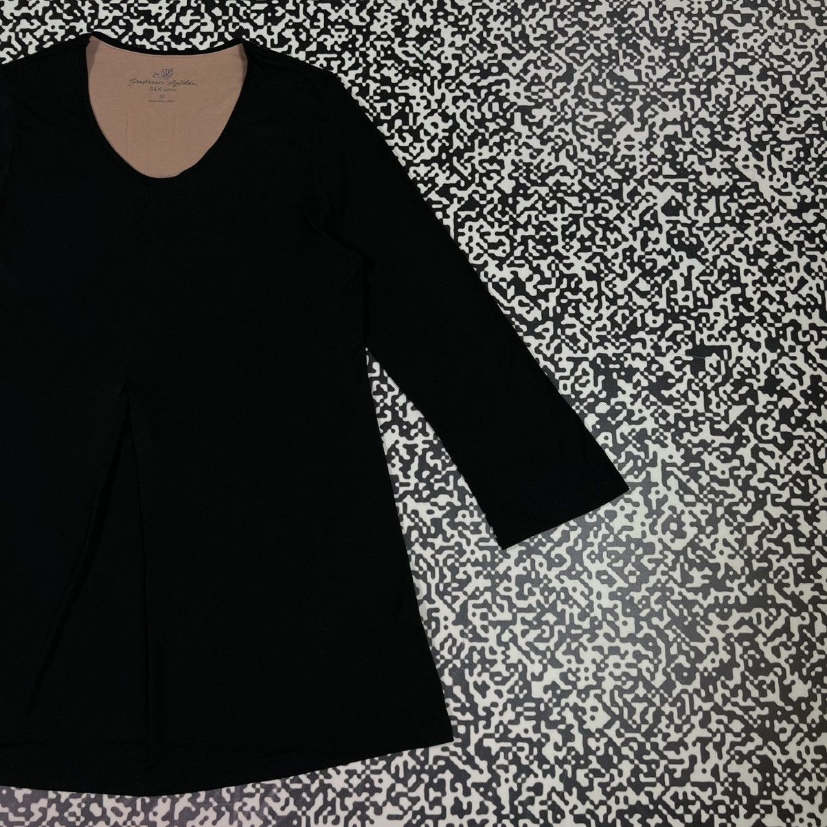 Gudrun Sjoden Gudrun Sjoden Modal Silk Flared Sexy Mini Dress Casual Style Size M / US 6-8 / IT 42-44 - 6 Thumbnail