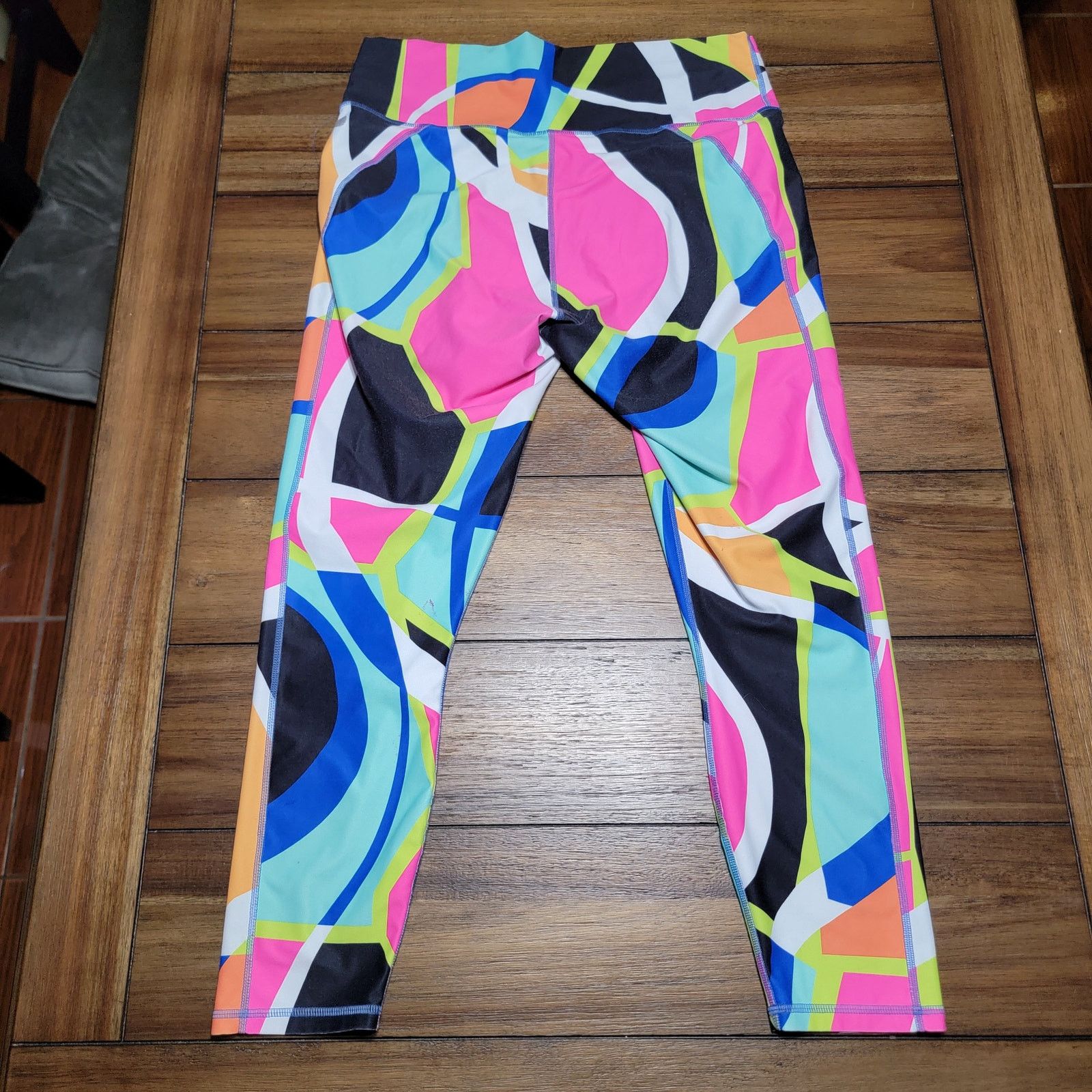 Other Guru Active Multicolor Leggings - Size XL Size 31" - 3 Thumbnail