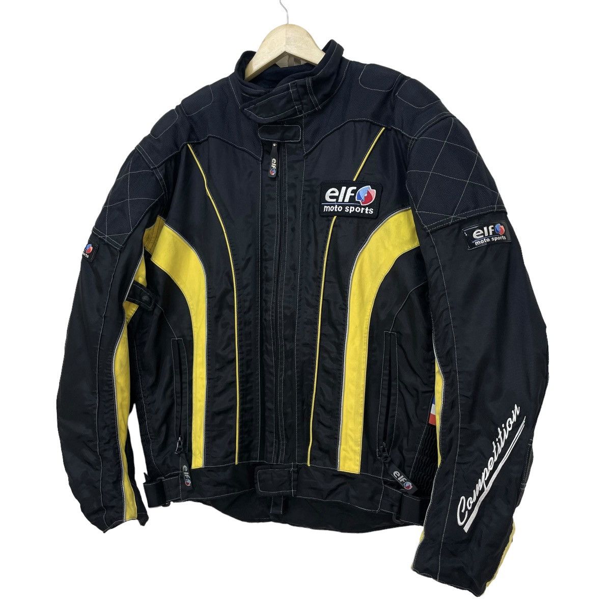 YELLOW CORN 💥Racing Team Elf Competition Motorcycle Biker Jacket Size US M / EU 48-50 / 2 - 3 Thumbnail
