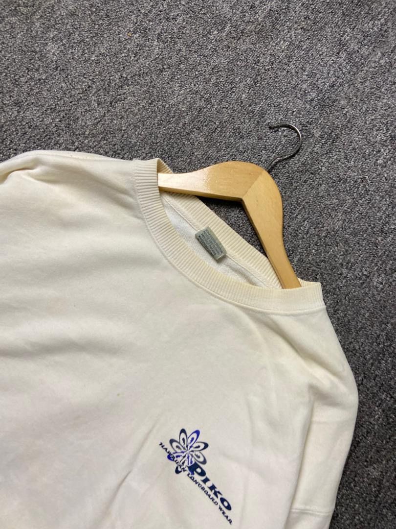 Japanese Brand Piko Hawaiian Longboard Wear Crewneck Sweatshirt (198) Size US L / EU 52-54 / 3 - 6 Thumbnail