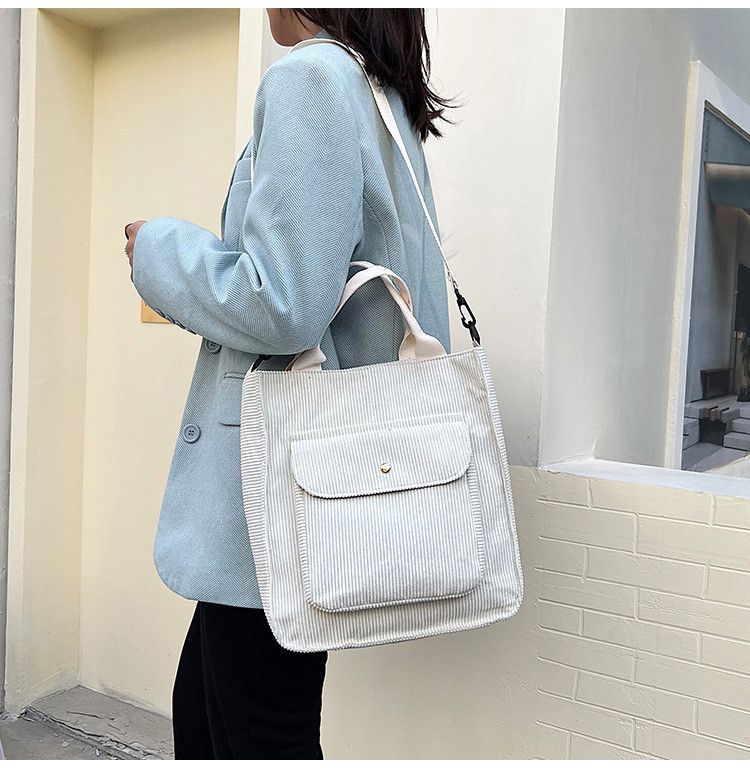 Vintage Corduroy Bag Autumn and Winter