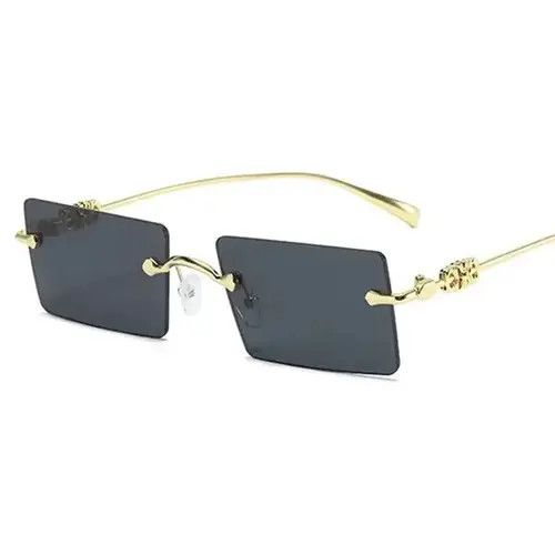 Japanese Brand Dark Gold Frame Glasses Size ONE SIZE - 3 Thumbnail