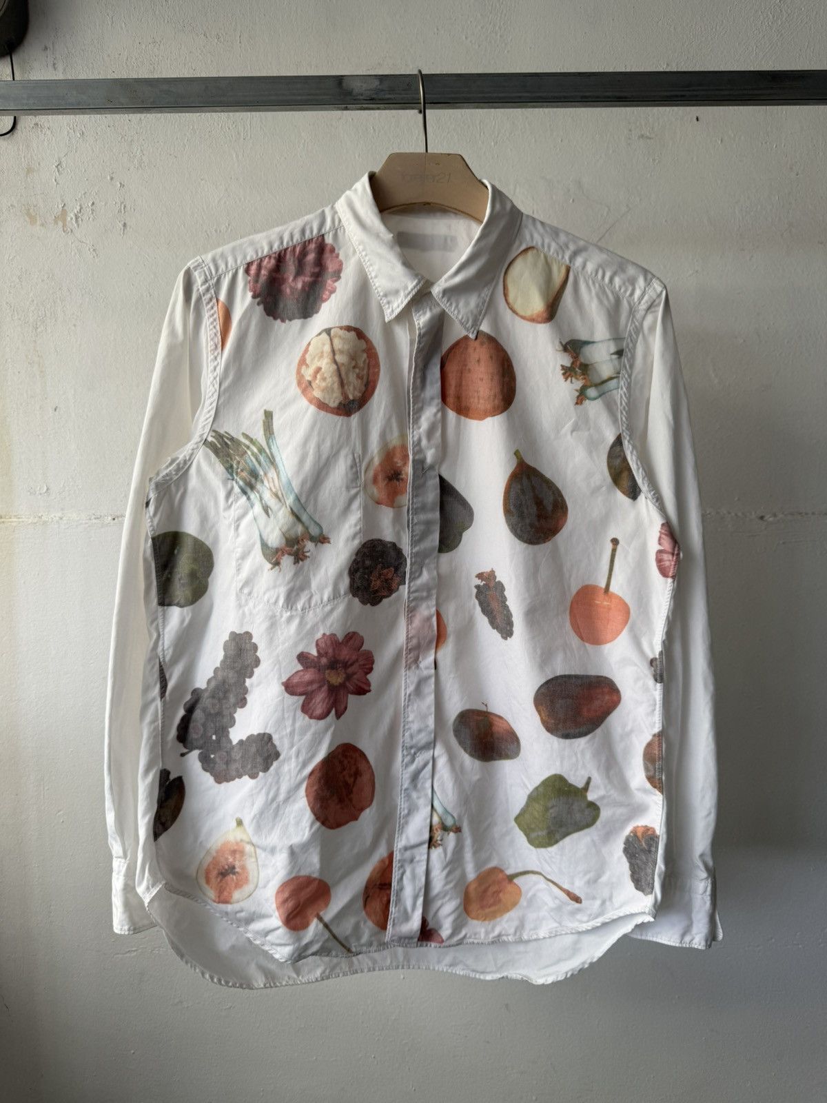 Comme des Garcons SS04 Comme Des Garcons Homme Reverse Potherb Pattern Shirt Size US S / EU 44-46 / 1 - 11 Thumbnail
