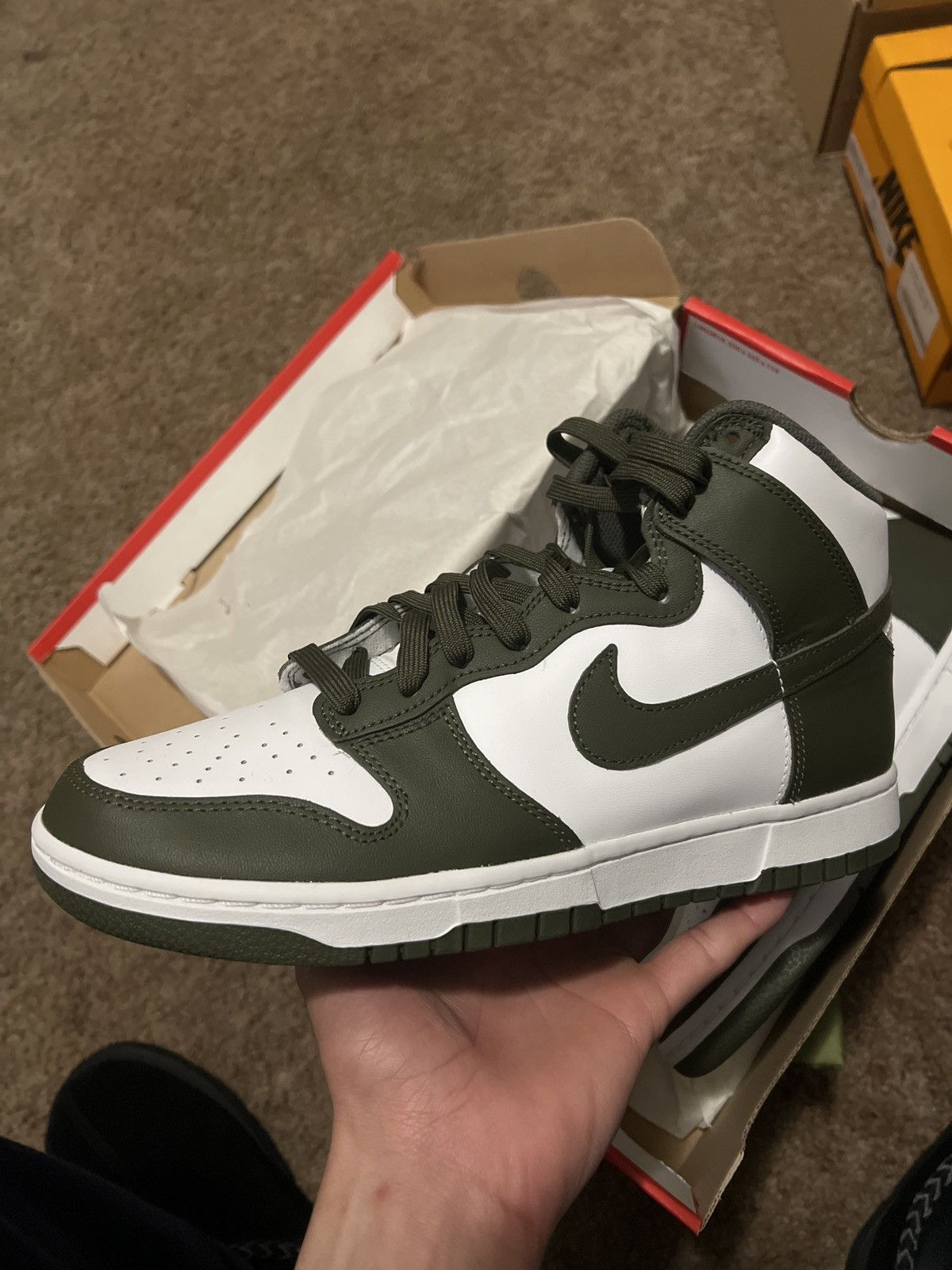 Nike Nike Dunk High Olive Size US 9.5 / EU 42-43 - 3 Thumbnail
