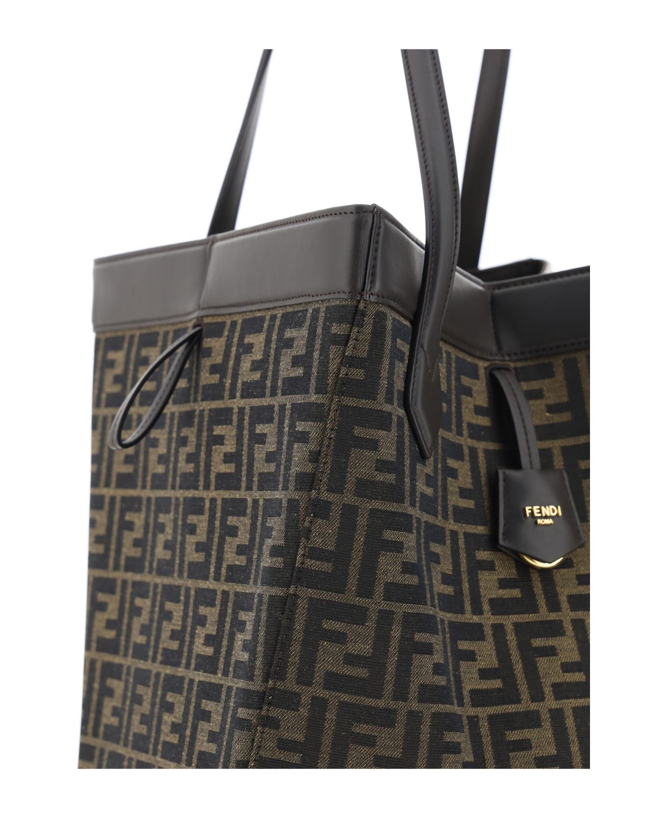 Fendi o1s1wg111125 Size: OS/ Origami Large in Black/Beige Size ONE SIZE - 4 Thumbnail