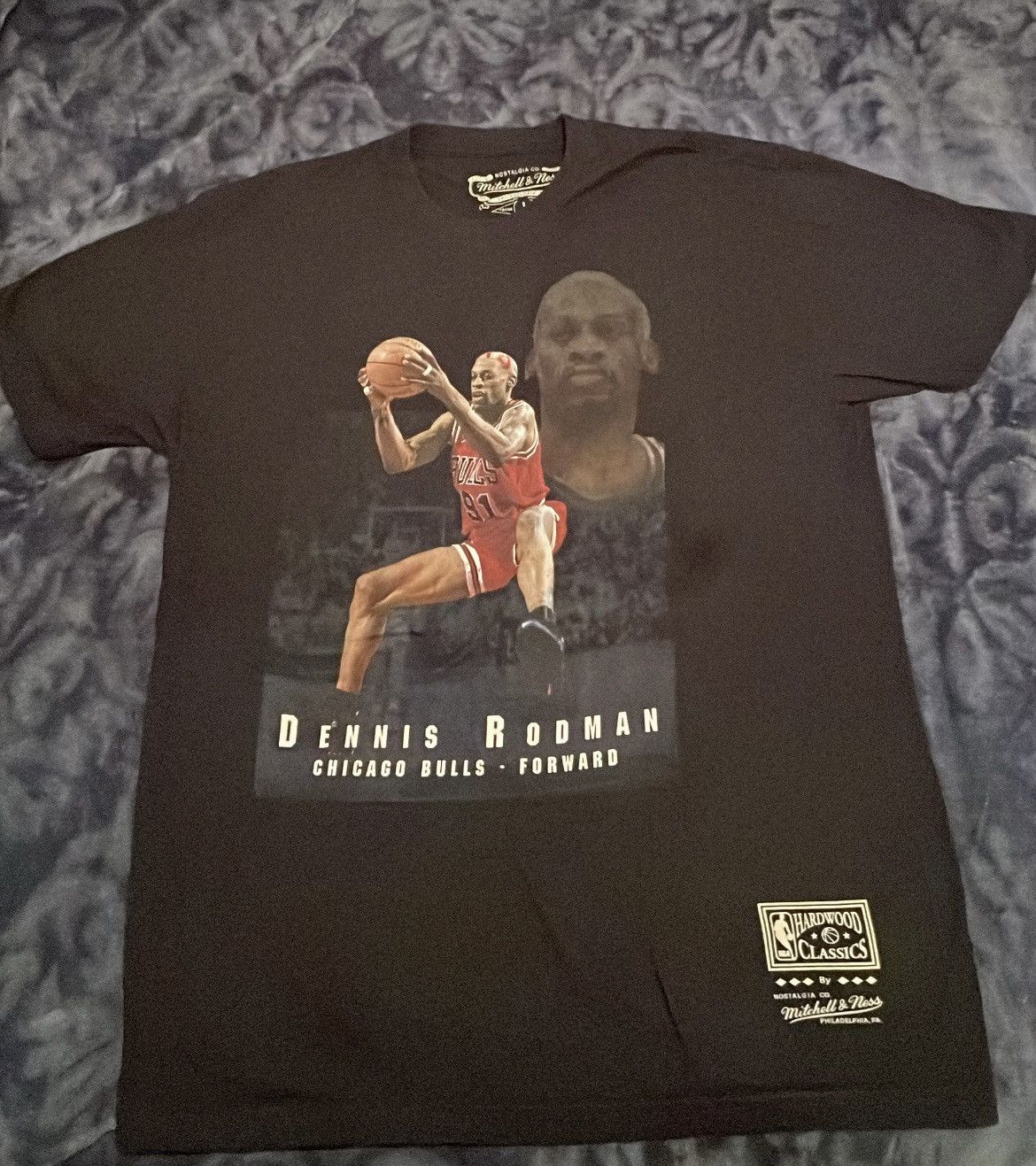Mitchell & Ness Dennis Rodman mitchell and ness hardwood classics black tee Size US L / EU 52-54 / 3 - 1 Thumbnail