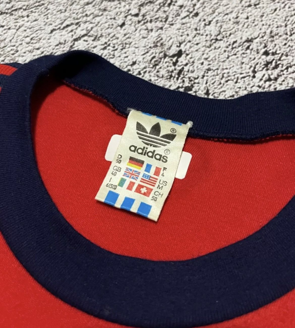 Adidas × Vintage ADIDAS 80s FOOTBALL SOCCER TRIKOT SHIRT JERSEY Size US M / EU 48-50 / 2 - 6 Thumbnail