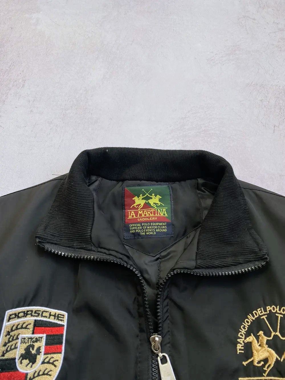La Martina × Porsche Design 🔥 Porsche x La Martina 🔥 Vintage Racing Jacket Retro Size US XL / EU 56 / 4 - 3 Thumbnail