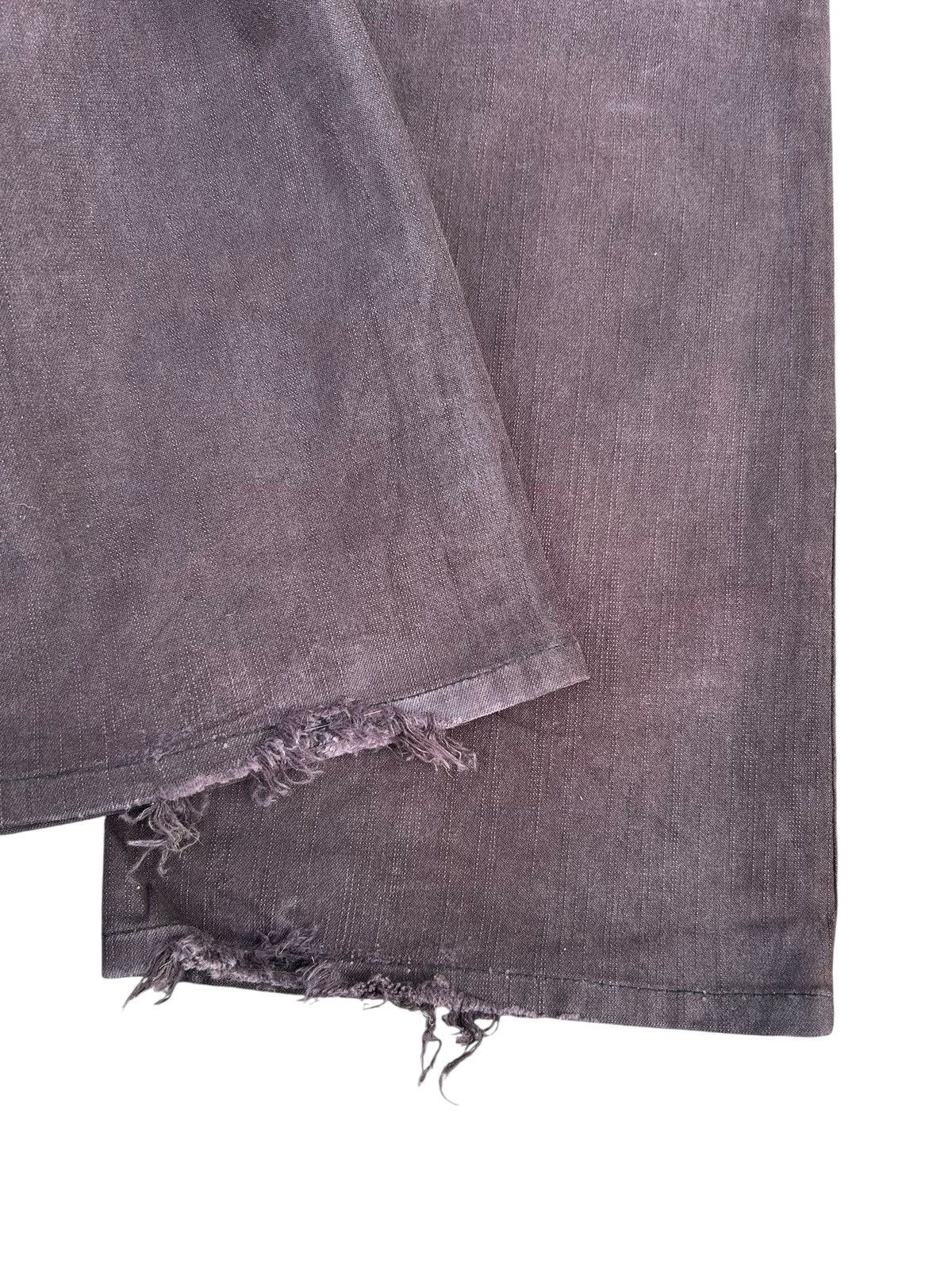 If Six Was Nine FLARE Nicole Club For Men Buckle Back Distressed Faded Pants Size US 33 - 6 Thumbnail